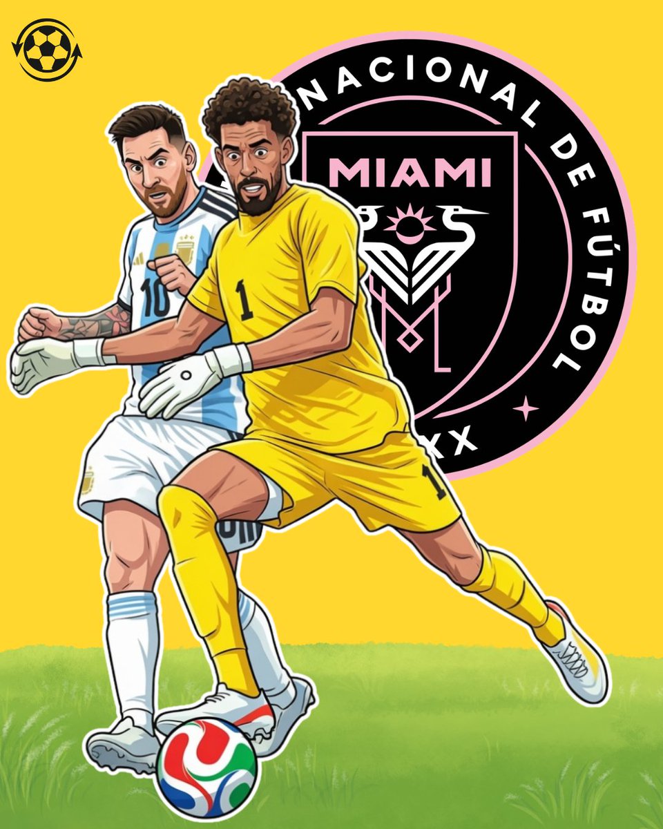 DeadlineDayLive's tweet photo. 🚨 Inter Miami are exploring the possibility of signing Cape Verde goalkeeper Vozinha. 🇨🇻🧤

The 40-year-old is a free agent after departing G.D. Chaves and has emerged as a shock option following his impressive World Cup displays. 👀

Vozinha came close to knocking Lionel Messi's Argentina out of the tournament and could now become the Argentine's teammate in Miami. 🇺🇸

(Source: MARCA)