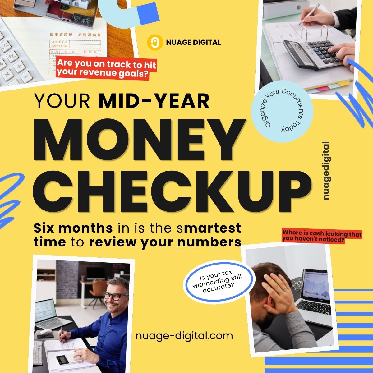 NuageDigital's tweet photo. Don't wait until December to review your finances.

A mid-year check helps you spot cash flow issues, review tax planning, and stay on track for your goals.

📩 Book a free consultation: https://t.co/w3IoX8XbJT

#MidYearReview #TaxPlanning #SmallBusiness #FinancialClarity https://t.co/jIxBANEf6j