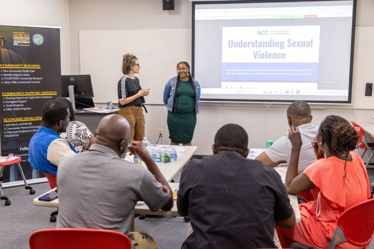 SatyaForMadison's tweet photo. Since 2019, the African Center for Community Development has worked to help African immigrants and refugees adjust to life in Madison and Dane County while preserving their culture and history and setting them up for long-term stability and success. https://t.co/I1HX4PceKJ https://t.co/xcrtPJ4mKg