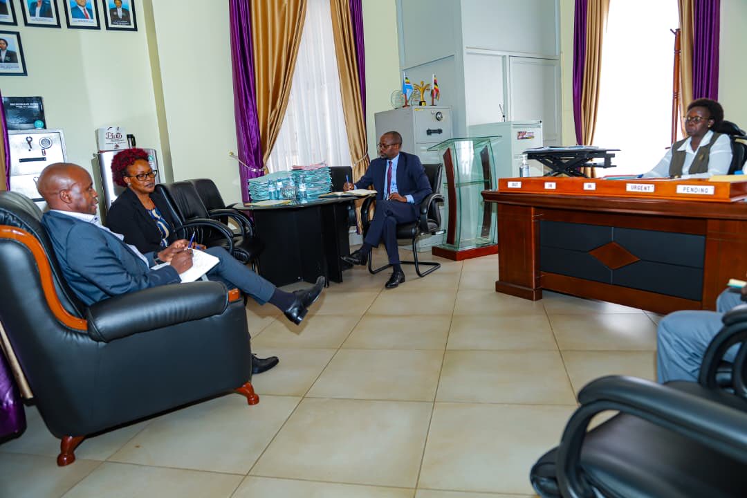 JudiciaryUG's tweet photo. The Chief Registrar, HW Agnes Alum, today hosted a team from Redeem International in her chambers at the Judiciary Headquarters in Kampala, to discuss opportunities for collaboration aimed at improving access to justice for vulnerable persons.

The courtesy call was intended to introduce Redeem International’s work in Uganda, share its experiences supporting vulnerable communities, and explore areas of partnership with the Judiciary.

The delegation comprised Mr. Paul Woniaye, Director of Programme Management, Mr. Timothy Lubuulwa, Community Engagement Consultant, and Ms. Rita Asiimwe, Legal Consultant. Also present was HW Koisa Kasibayo, Deputy Registrar in the Chief Registrar’s Chambers.

During the meeting, the Redeem International team briefed the Chief Registrar on the organisation’s work supporting widows, orphans and other vulnerable persons affected by succession-related property grabbing and land disputes. The Christian-founded non-governmental organisation explained that it provides legal representation to indigent clients in civil matters and works alongside state prosecutors in criminal proceedings to ensure victims obtain justice and that cases are handled expeditiously.

The delegation noted that since commencing operations in Uganda in 2020, Redeem International has worked closely with law enforcement agencies and other justice sector institutions to protect vulnerable people from unlawful evictions, land grabbing and property-related violence. They said many beneficiaries have successfully recovered their land, while the prosecution of offenders has helped deter similar offences.

The team, however, highlighted challenges in enforcing recently enacted criminal provisions relating to land and succession matters, observing that some cases involving alleged criminal offences are instead redirected to the civil justice system. They proposed closer collaboration with the Judiciary to strengthen understanding and application of the new legal framework and expressed interest in formalising the partnership through a Memorandum of Understanding.

HW Agnes Alum welcomed Redeem International’s commitment to providing legal assistance to indigent and vulnerable members of society, describing the organisation’s work as an important contribution to improving access to justice.
“I am happy to know that there are people willing to stand with and support the indigent,” she said.

The Chief Registrar encouraged the organisation to pursue strategic litigation where appropriate, noting that appeals to the High Court could help establish precedents that would guide lower courts in the interpretation and application of the law.

She also welcomed the proposal for collaboration and underscored the importance of continuous judicial training on emerging areas of law, particularly land and civil matters. She observed that the Judiciary, through the Judicial Training Institute, has several capacity-building programmes planned for Judicial Officers, especially as Magistrates prepare to exercise their enhanced jurisdiction, and said these programmes would provide an opportunity for Redeem International to contribute technical expertise.

HW Agnes Alum further encouraged the organisation to remain steadfast in pursuing matters that merit judicial determination, noting that well-prepared and persuasive legal arguments enable courts to develop jurisprudence on emerging legal issues, particularly where criminal and civil aspects of land disputes intersect