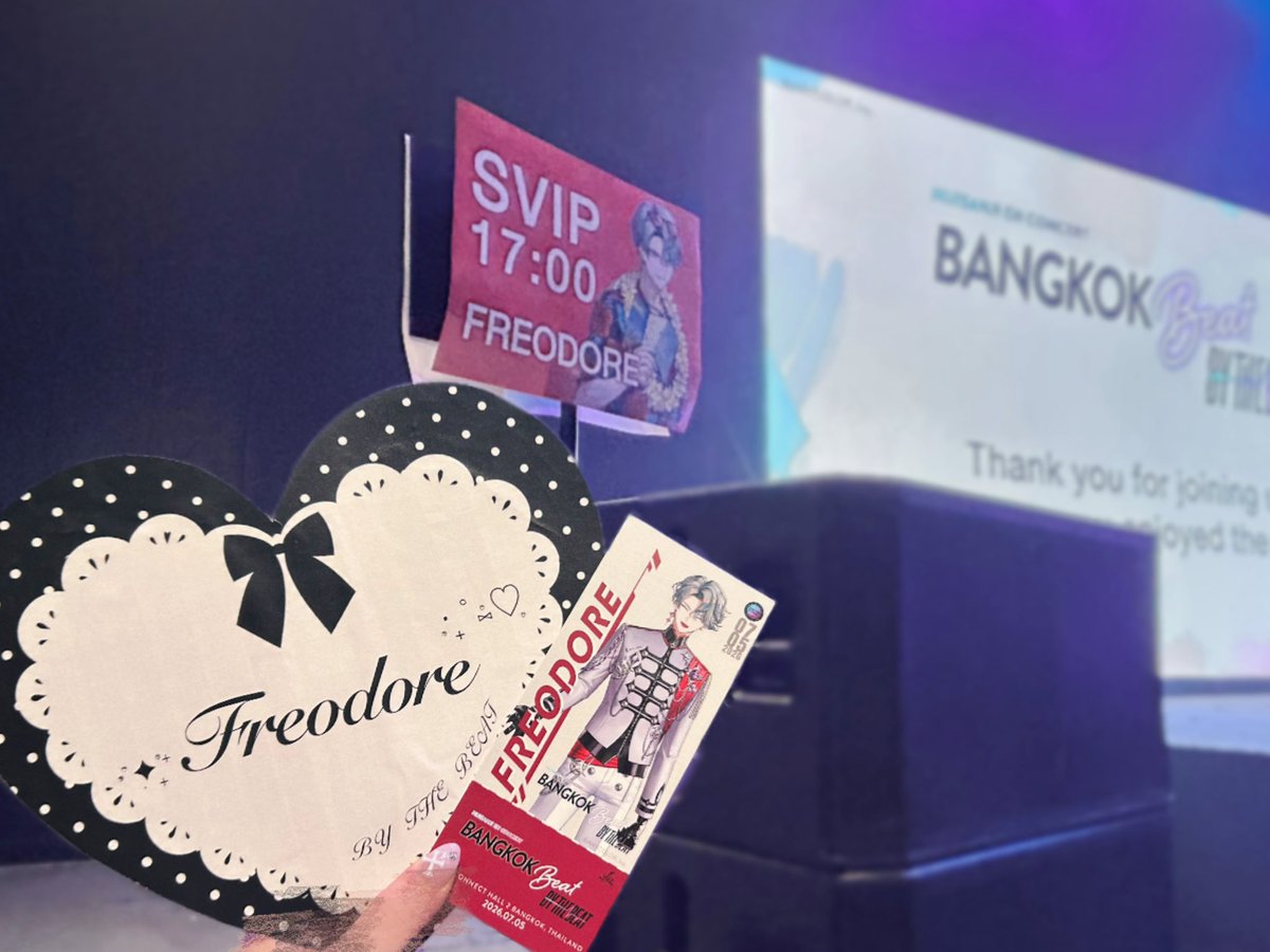 _2ll_min's tweet photo. #BangkokBeat #Furimiru
イベントお疲れさまでした🇹🇭
コンサートかっこよかった〜〜〜🥹✨で話したいこと頭から抜けて、その場のテンションのままお話してしまったのに、全部優しく答えてくれてありがとう😭
また次お話できる機会があることを信じて！英語とスペイン語の勉強頑張ります🦔
Te quiero mucho!