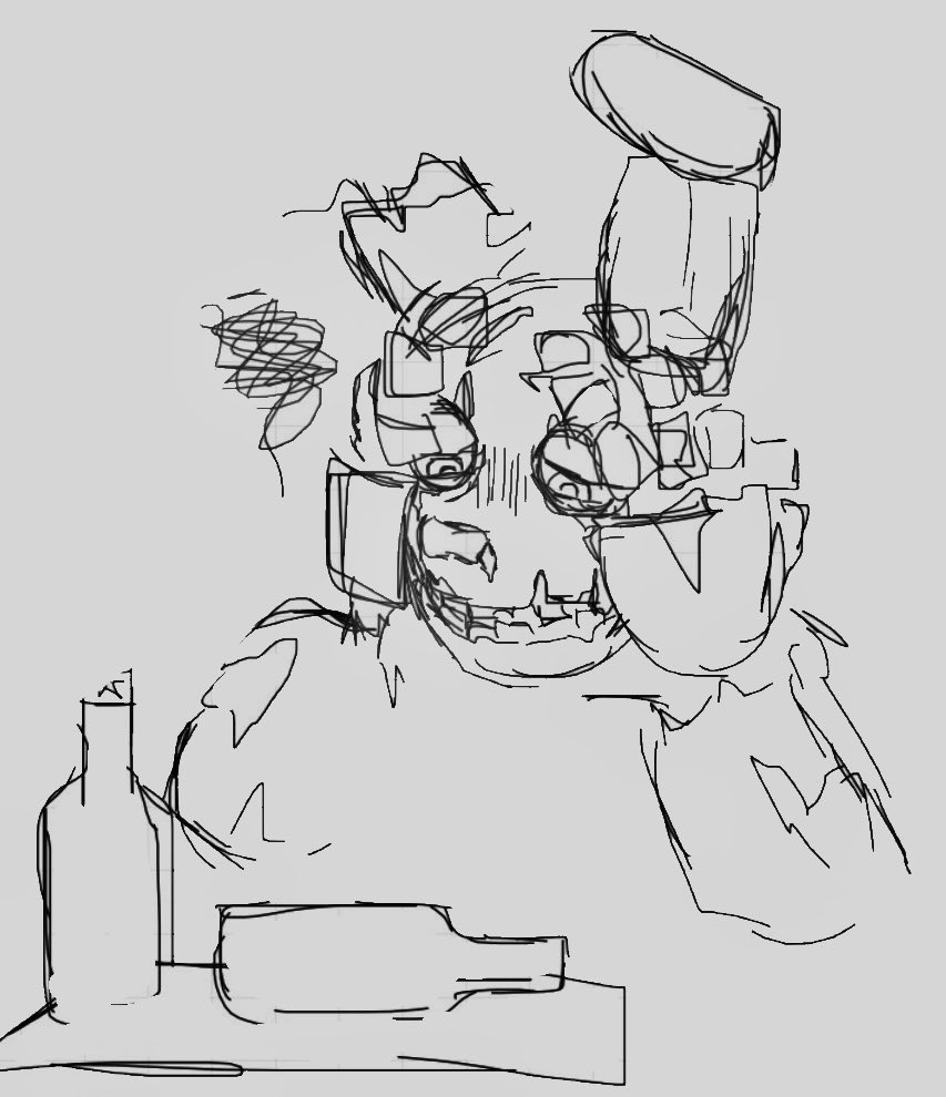 nnoisorroc's tweet photo. going through art block 
#springtrap #fnaf https://t.co/Dht95YoNx3