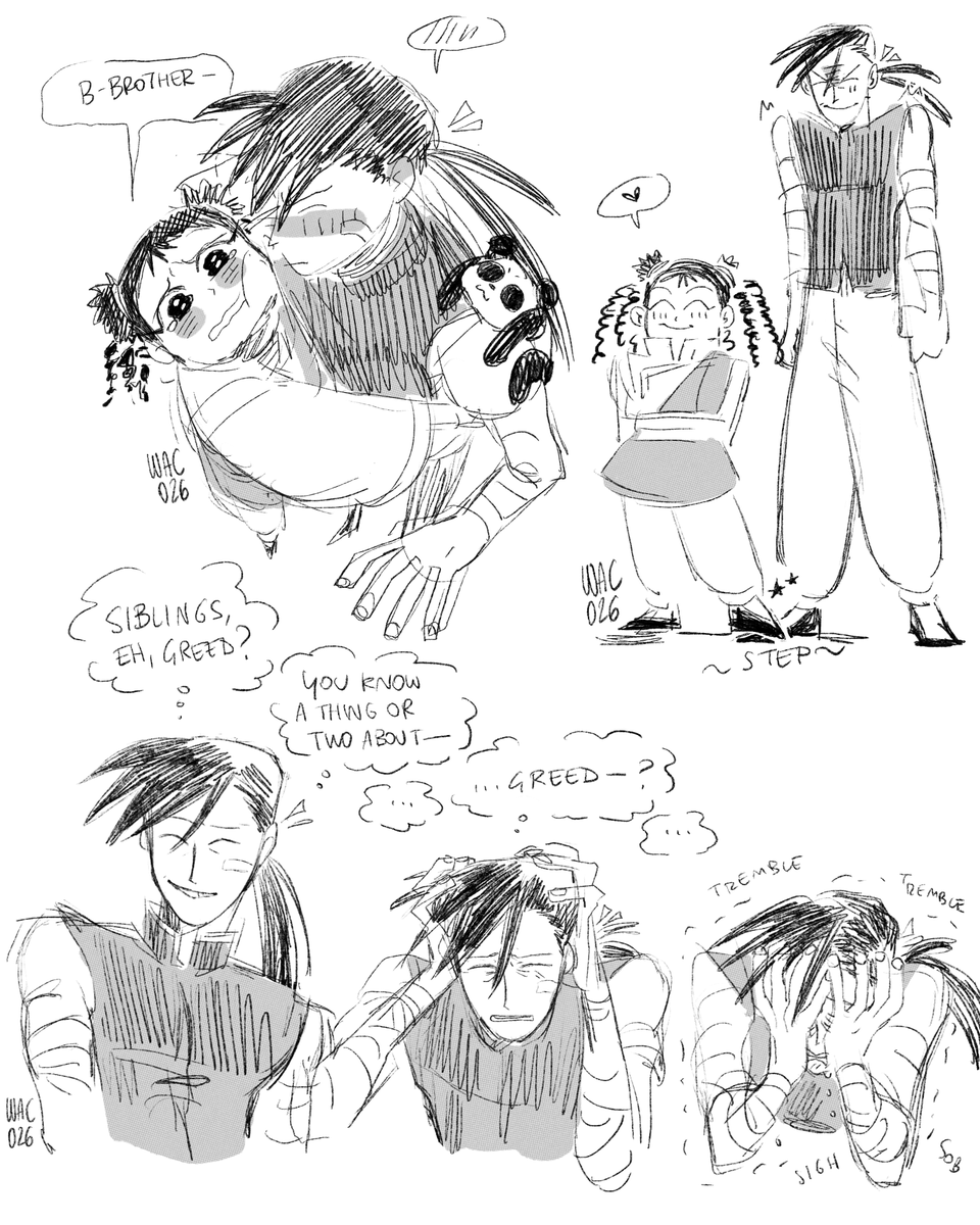 WhatAChaos's tweet photo. Ling and May will learn to love each other sO MUCH OKAY they had to grow up too fast let them be silly siblings (they will support each other through everything I just know that okay)
+ some Greed angst 'cause I wanted to cry a little 😎
#fma #lingyao #lanfan #maychang #グリリン https://t.co/dOe3ME096G
