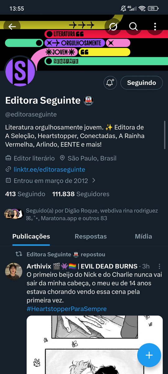 AtashiSan's tweet photo. @heartstbrasil @editoraseguinte #HeartstopperParaSempre https://t.co/I24P7FblD5