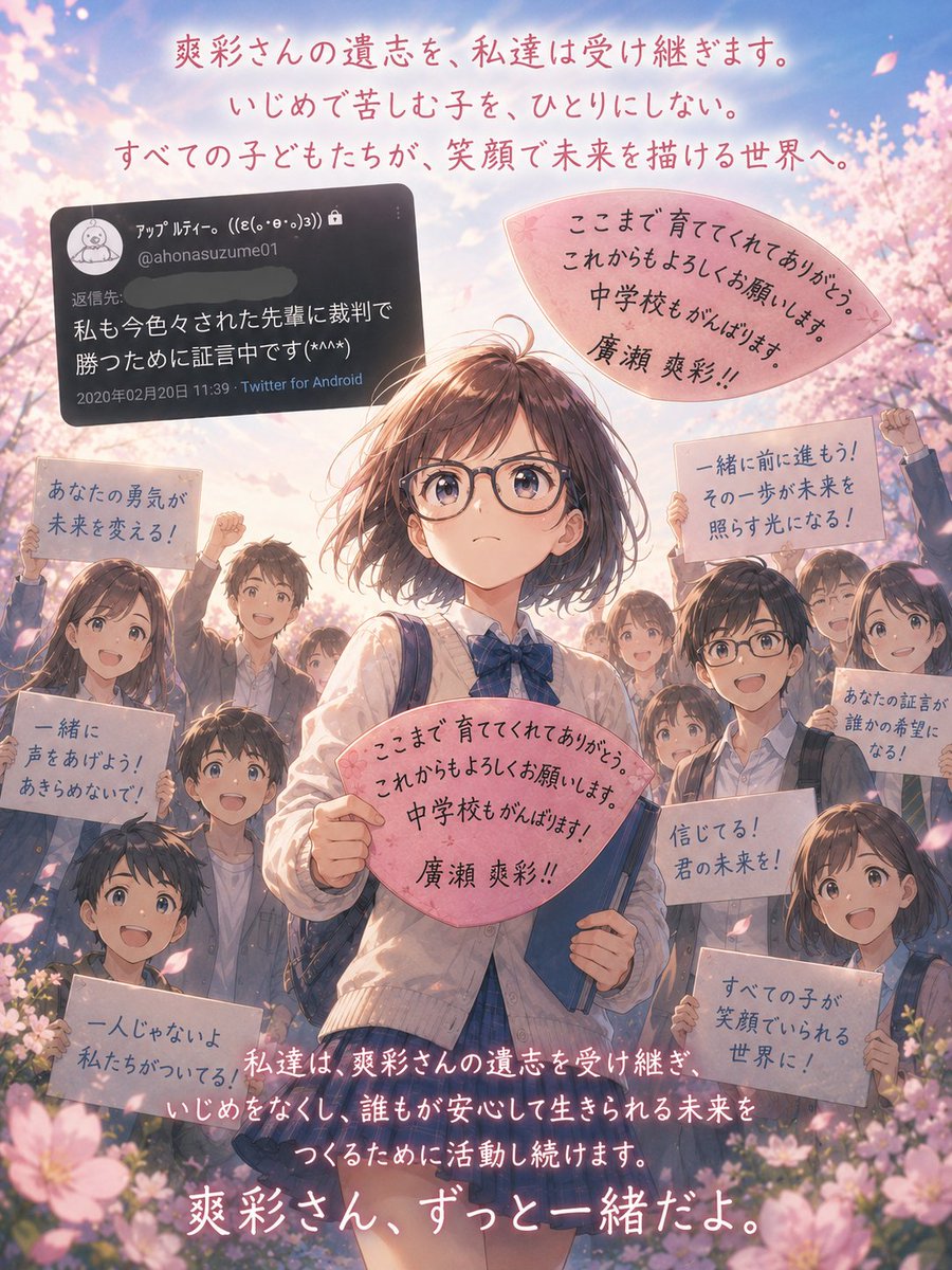 Nighthawk_MU's tweet photo. 私達は、改めて爽彩さんのメッセージを胸に抱き決意し戦う。
#爽彩氏を忘れない https://t.co/wRw2yaMD3w