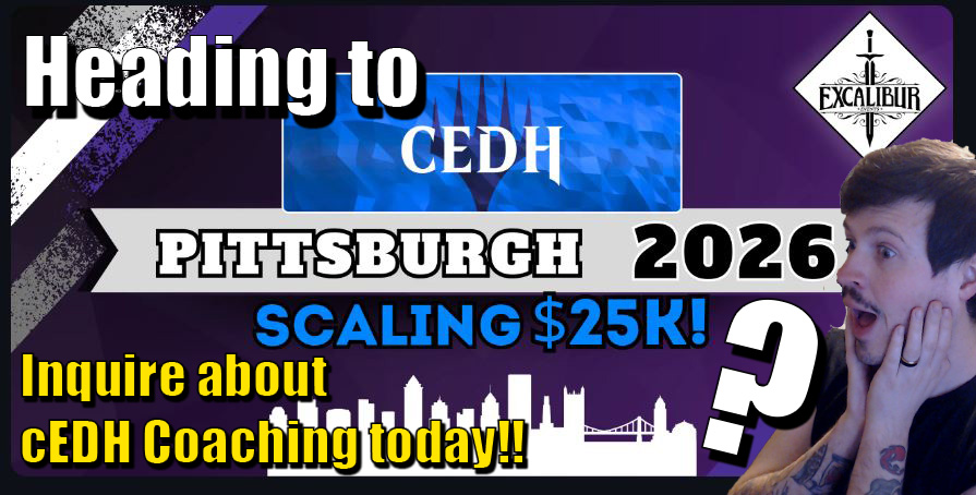 ComedIanMTG's tweet photo. Heading to @ExcaliburMTG 's event this weekend?

Reach out to book your last minute prep session today! https://t.co/DjkMbiAi5H