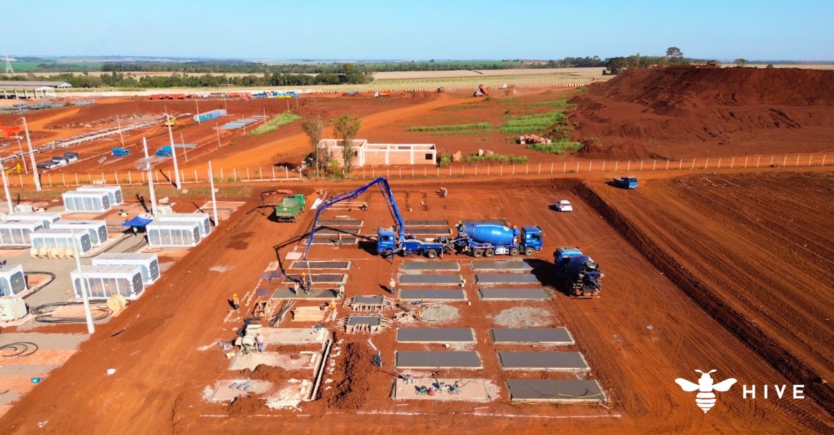HIVEDigitalTech's tweet photo. 2% of the world's Bitcoin network.

Jobs in every community HIVE builds in.

Tax revenue funding local infrastructure.

Grid and AI fiber capacity built for the next decade of compute.

While some talk about the future, HIVE is pouring the concrete for it. https://t.co/JTPaKsJre4
