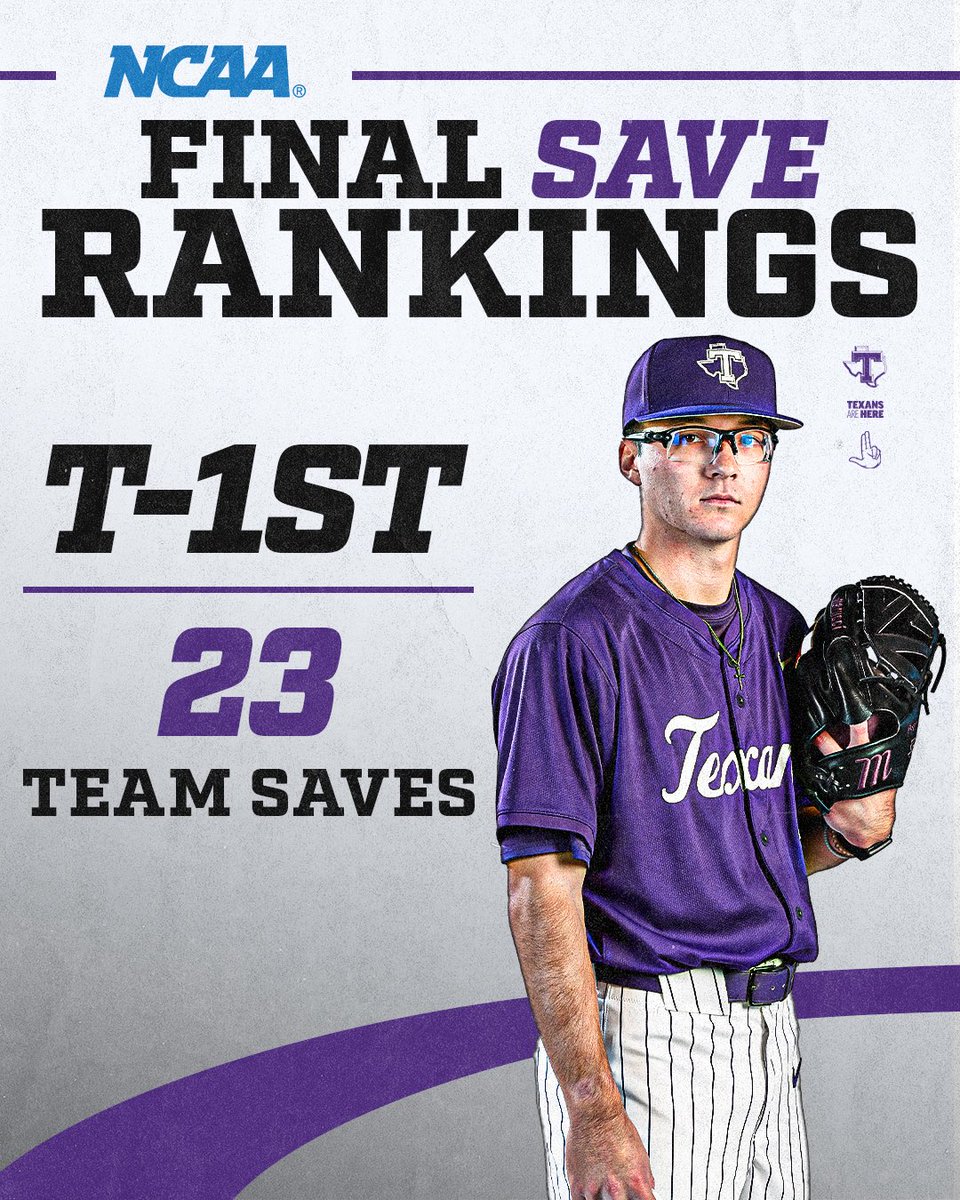 TarletonBase's tweet photo. Texans topped the team saves category among D1 teams! 👏 https://t.co/hCAS8kSIJn