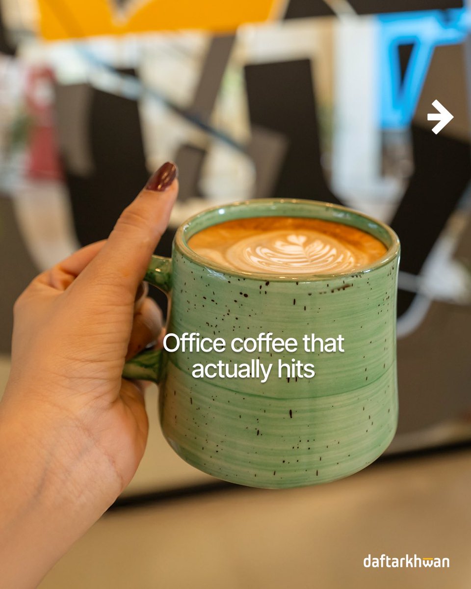 Daftarkhwan's tweet photo. Some offices give you a desk. We give you reasons to show up every day.
Come see what you’ve been missing!

Events | Community | Daftarkhwan | Coworking | Take The Lead https://t.co/SLEYTy438H
