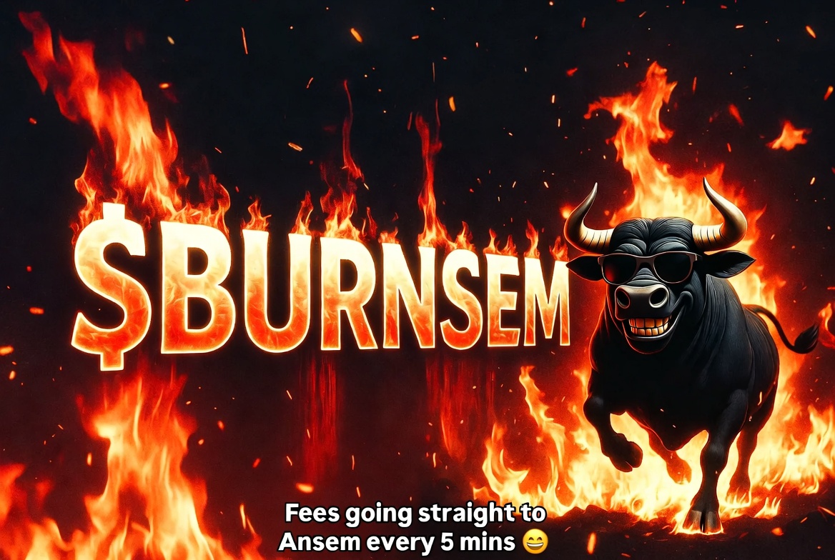 burnsemsol's tweet photo. The Black Bull charges forward.  

Now the fees do too.  

$BURNSEM  

All creator fees are used to buy $BURNSEM on the open market and send every token straight to Ansem’s wallet every 5 minutes.  

Automated tribute to the Bull. On-chain. Infinite flywheel.

5MgPTXDWrgm47MVN2GxUaB2zR3NUaDZmrsNtHLw2pump