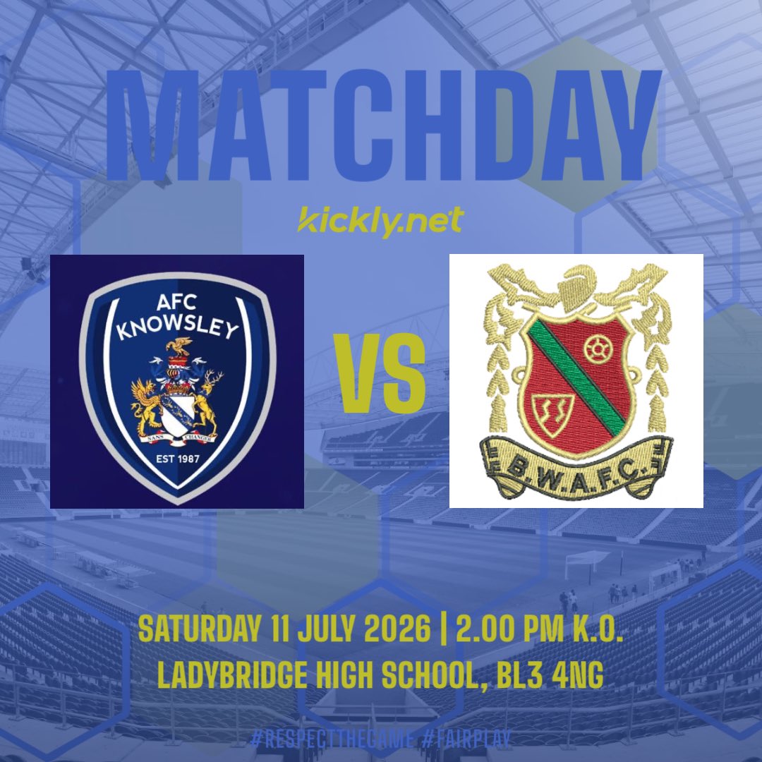 AfcKnowsleyU23's tweet photo. Matchday 4 of preseason, we now travel to @boltonwyresdale on Saturday in the first meeting of the two sides. https://t.co/fEk3Qkd9j6