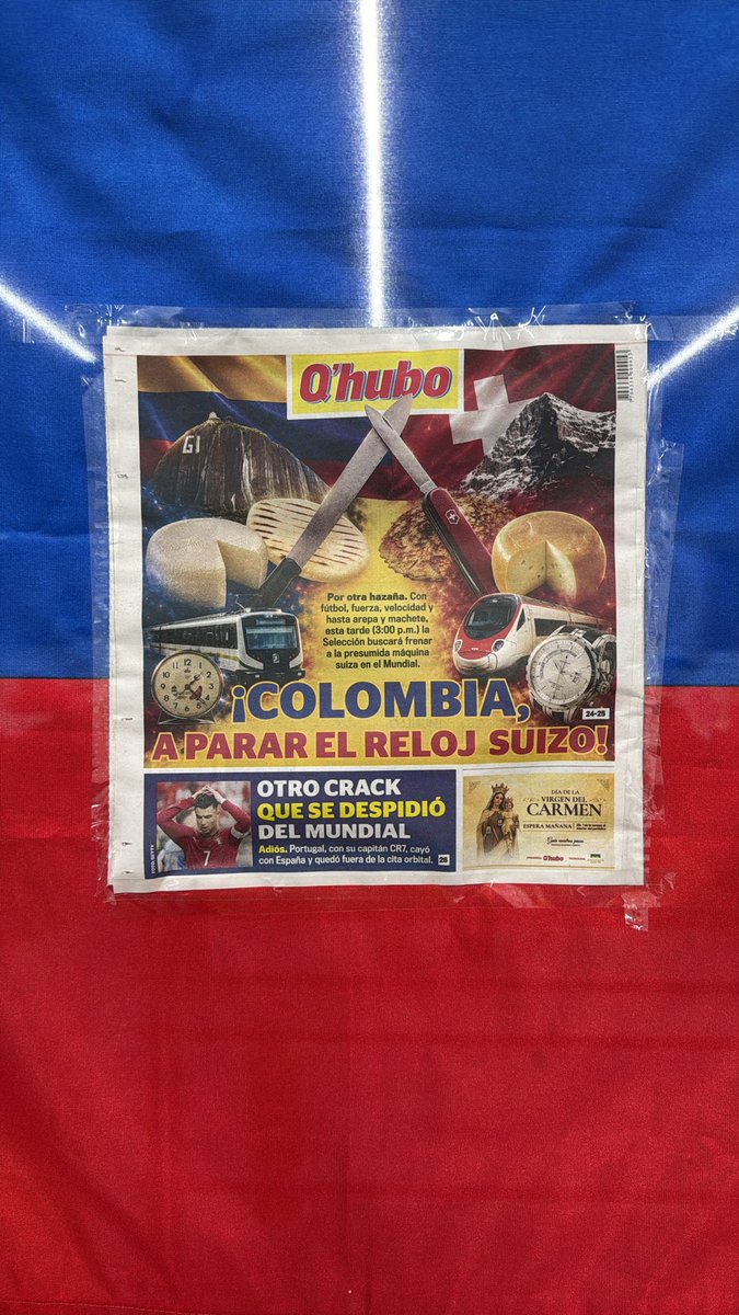 ollilucadem's tweet photo. Señores @QHuboMedallo los amo con mi alma. 
Que hptas portadas jajajajajajajjaja https://t.co/z1RMuFLO2M