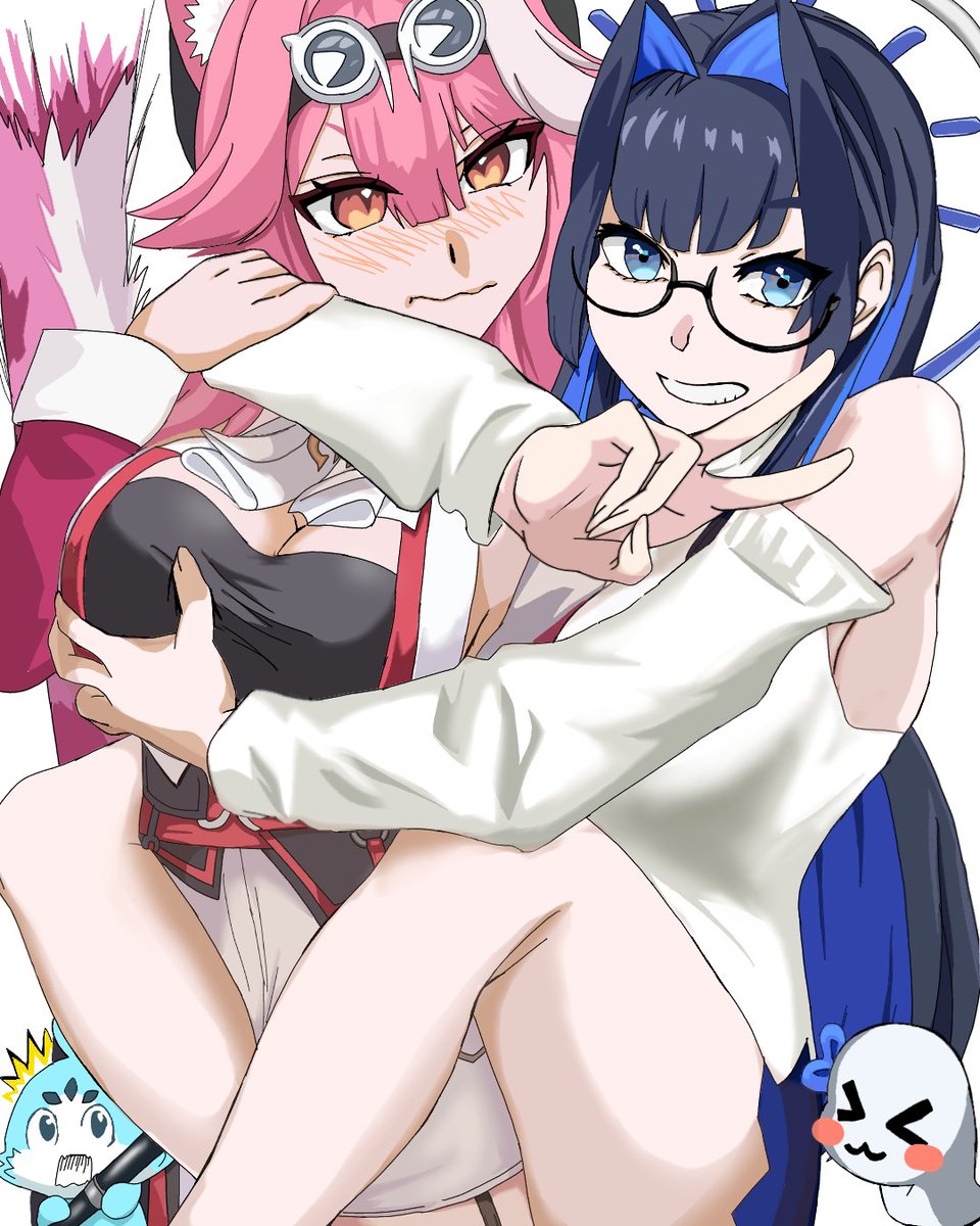 GakushaJP_321's tweet photo. The two returned to their normal lives. #kronillust #RaorArt https://t.co/qCBY9SOIeH