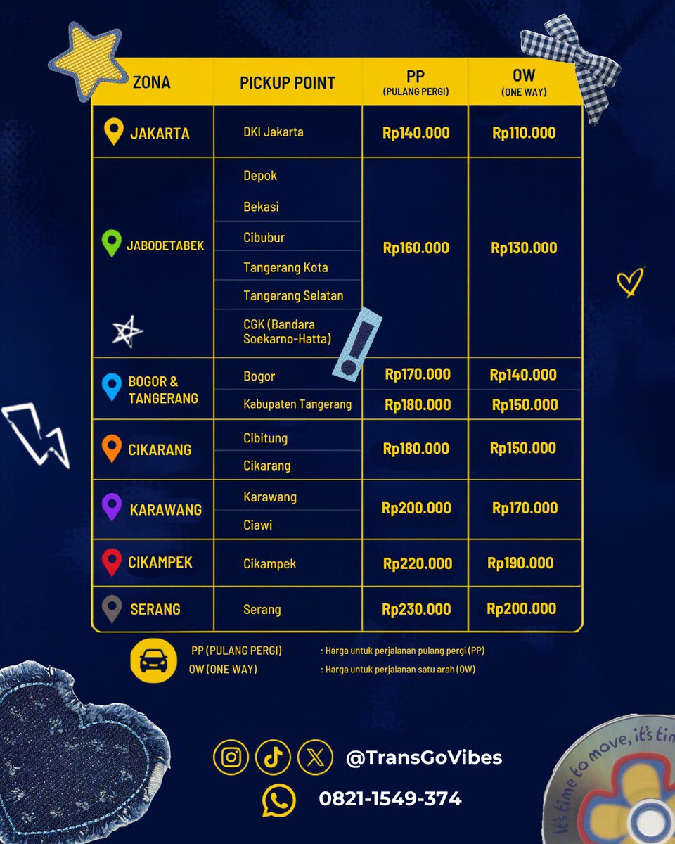 TransGoVibes's tweet photo. iKON FOUREVER WORLD TOUR JAKARTA -ISTORA SENAYAN 

Hi iKONIC! Udah siap belum? 
Jalan² ke Istora senayan😋 ketemu iKON! Kita ready banget nih anterin kamu sampe venue ga pake ribet tinggal sat-set! Yuk booking slot trip kamu disini!
#ikonic
#ikon
#istorasenayan
#tripkonsermurah https://t.co/lTfDlKhwbY