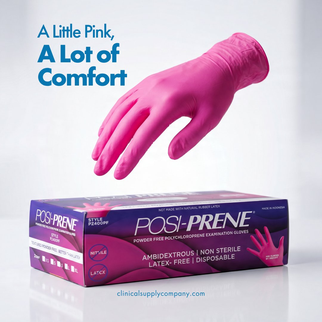 clinical_supply's tweet photo. Looking for a glove that feels soft but still gives you control? 😁 

👉 Buy Posi-Prene® Pink Perfection: Powder/Latex-Free Polychloroprene Exam Gloves here:
https://t.co/e4MHvMKDvx

#ClinicalSupply #DentalSupplies #Ohio https://t.co/UqmctinG1a