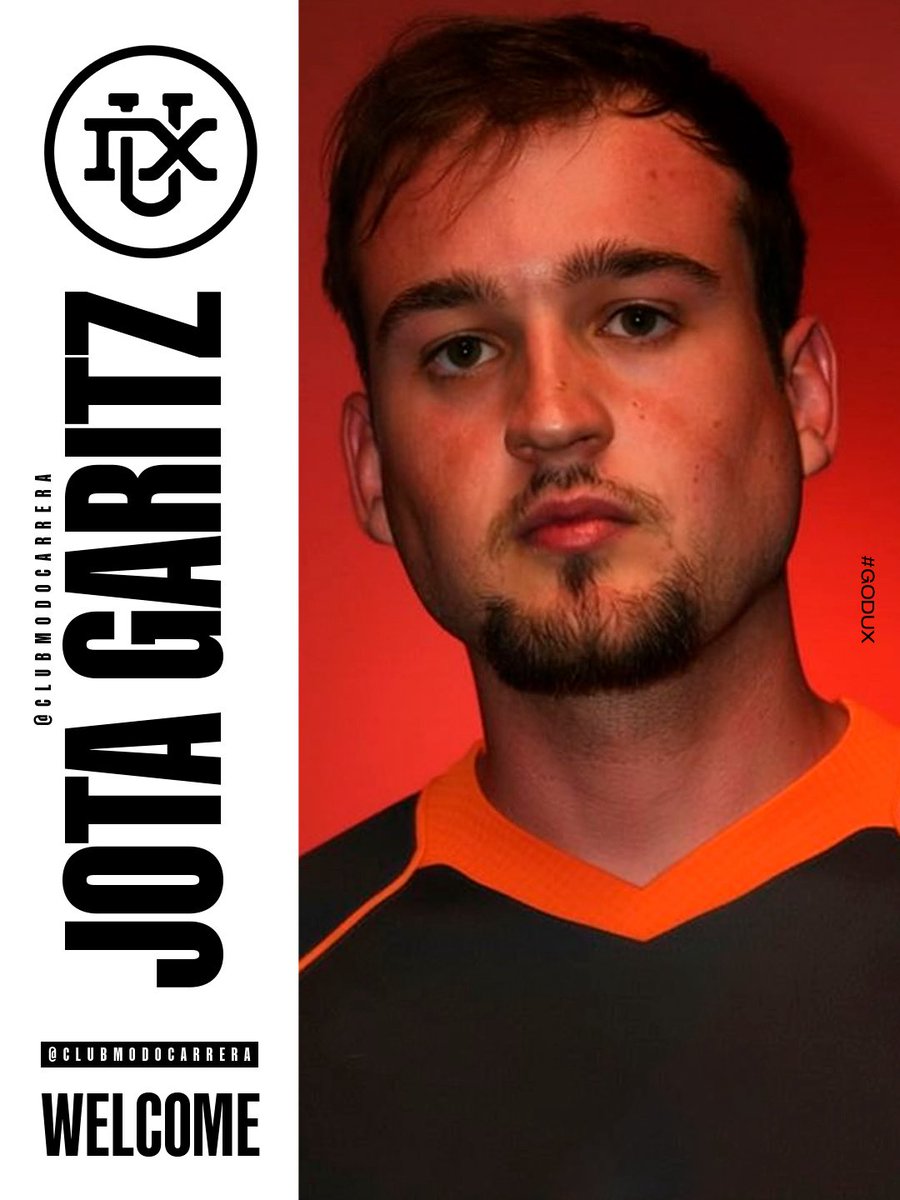 TeamDUXGaming's tweet photo. Hasta ahora DUX era sinónimo de Ultimate Team pero las cosas cambian.

Con @clubmodocarrera damos el primer paso en Modo Carrera, una modalidad con mucho potencial que nos faltaba por cubrir.

Bienvenido, Jota.

#GODUX https://t.co/NZLiFfParw