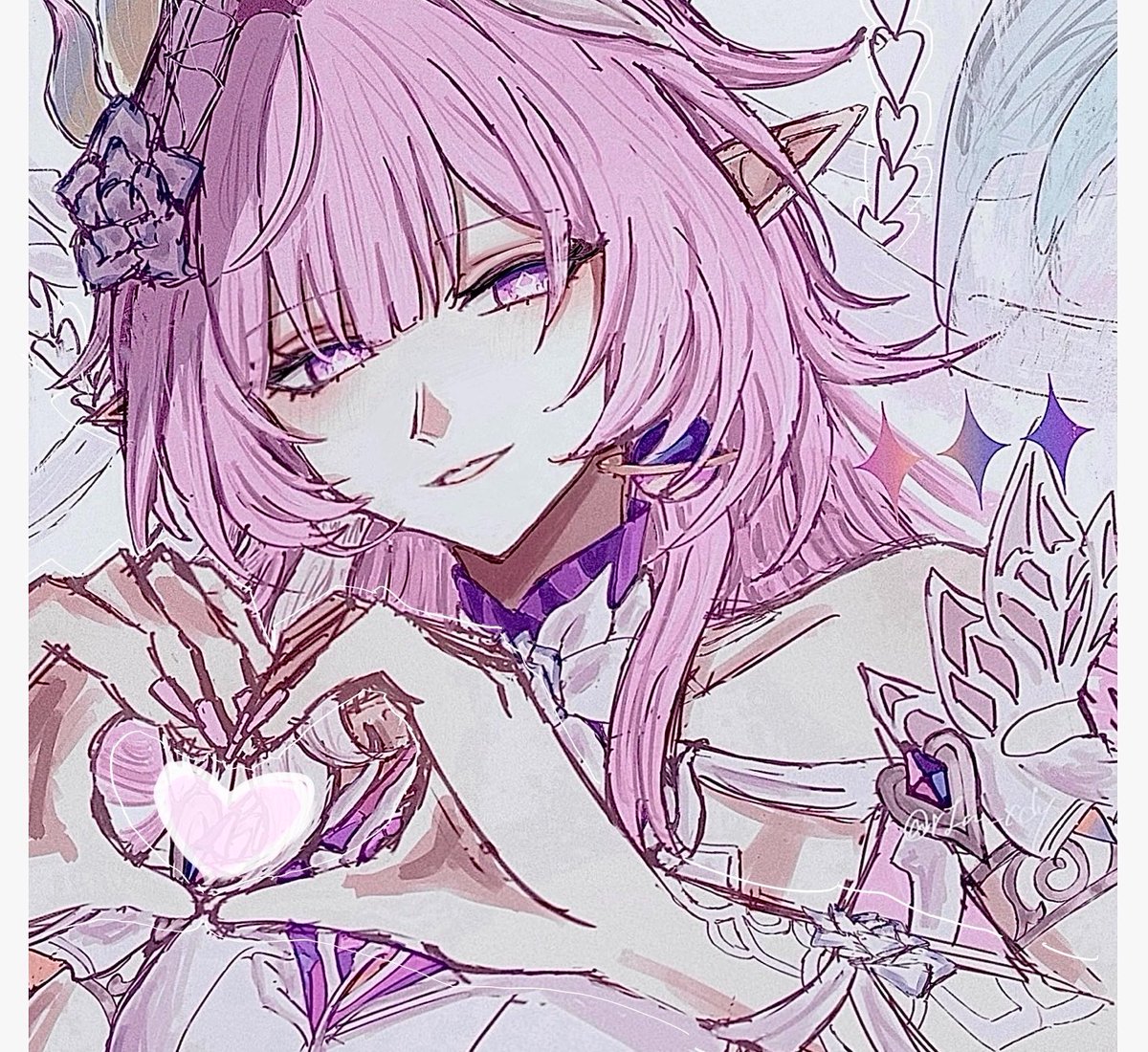 sun_xdy's tweet photo. 比較的キラキラしてる絵シリーズ（当社比） https://t.co/6vwPf3p8PA