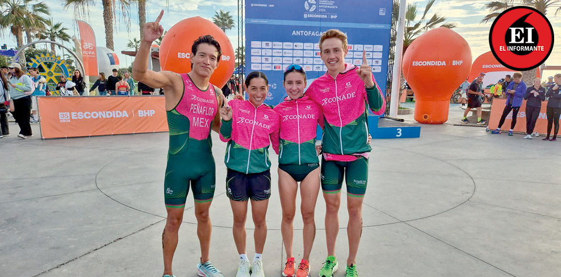 ElInformanteMX's tweet photo. ¡#México arrasa en #Chile! #TriatlónNacional conquista cinco #MedallasPanamericanas
La #DelegaciónMexicana brilló en el #CampeonatoDeLasAméricas #Antofagasta2026 al sumar tres #oros y dos #platas, iniciando con fuerza el camino rumbo a #LosÁngeles2028.
https://t.co/GkxzwmBsS4 https://t.co/WnPHXRsQ8r