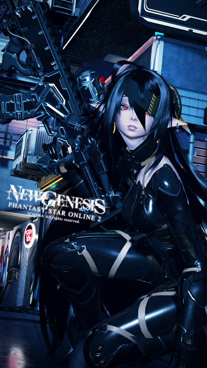 pso2_Zangief's tweet photo. サイバーコーデ🥰
#PSO2NGS_SS 
#メンテの日じゃないけどssを貼る 
#ma7ロゴ https://t.co/g5uSCeG1XH