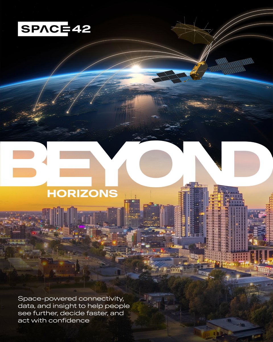 space42ai's tweet photo. Every city runs on information and the speed at which this information flows shapes its residents' quality of life.

Connected cities use advanced public safety processes, smart infrastructure development, and coordinated response to manage an ever-changing urban environment. 

Meeting these demands calls for a view that reaches beyond the horizon. Space42 delivers the integrated platform capable of powering connected cities, through its sovereign satellite communications, Earth observation, and AI-powered geospatial intelligence. This provides continuous connectivity and visibility, needed for informed decision-making.

Explore Space42's solutions:
https://t.co/i6pFEP7E8b
 
#BeyondHorizons #SpaceTech #GeospatialIntelligence