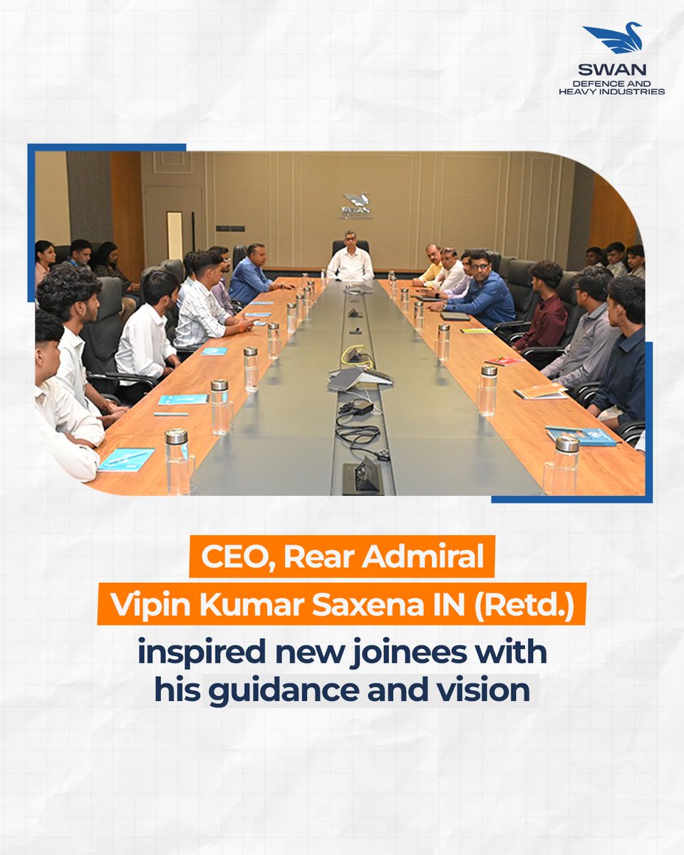 SDHI_Updates's tweet photo. SDHI welcomes the latest batch of GETs, DETs and MTs aboard. We look forward to nurturing the talent shaping India's shipbuilding future.
#SDHI #InductionProgramme #ShipbuildingProfessionals #EngineeringExcellence https://t.co/2g2ONCj9Mh