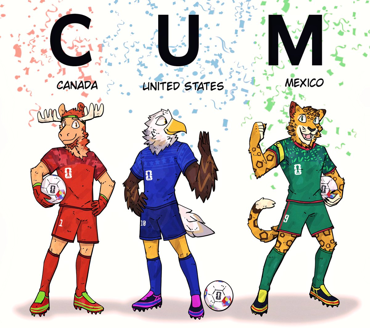 FreneticWolf's tweet photo. PEAK SOCCER MASCOTS ⚽️ https://t.co/Zdbwfhtsv9