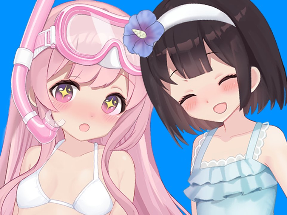 ama_tyan's tweet photo. 「夏が来ますよ！狩人様！」
アクメシア海イベント準備中！お楽しみに！ https://t.co/20YydSESmg