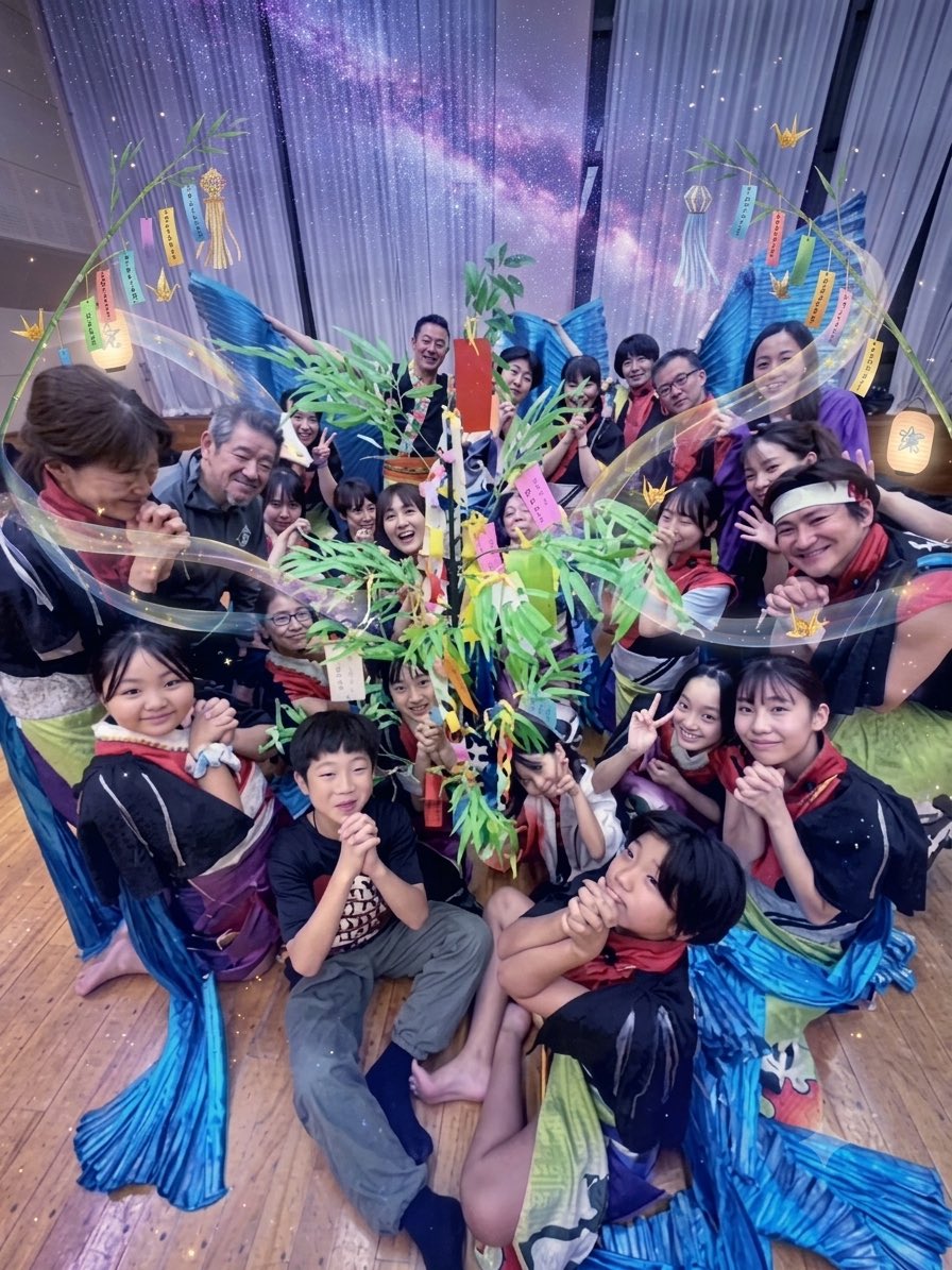 haku2008's tweet photo. 【🌟星に願いを🌟】

今日は七夕🎋✨
先日の練習ではみんなで短冊に願い事を書きました😌
みんなの願い事が叶いますように💫。。 https://t.co/JPtio46QIU