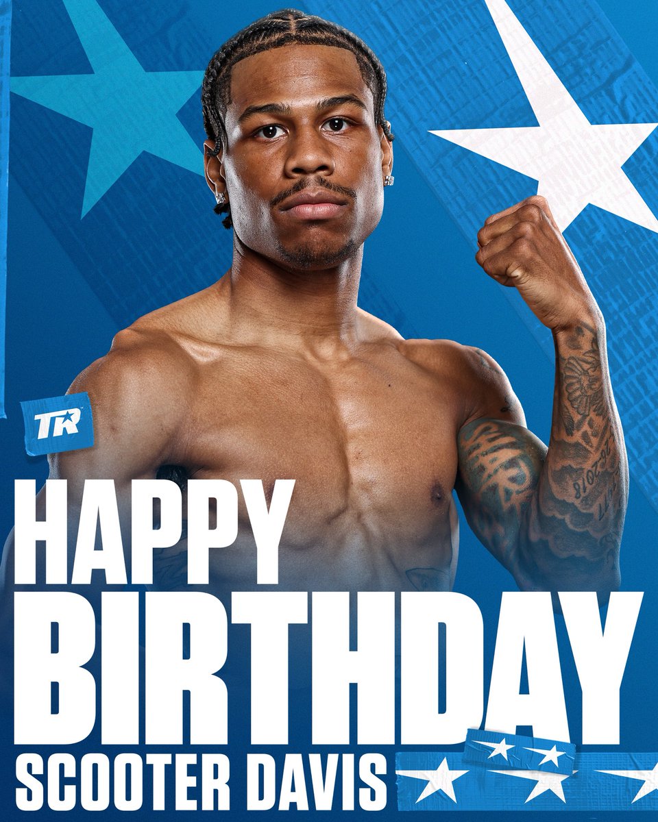 trboxing's tweet photo. YEAR OF THE SHARK 🦈🎉

Happy birthday to #TopRank Lightweight @IAmScooterDavis! https://t.co/zakp0dP0o2
