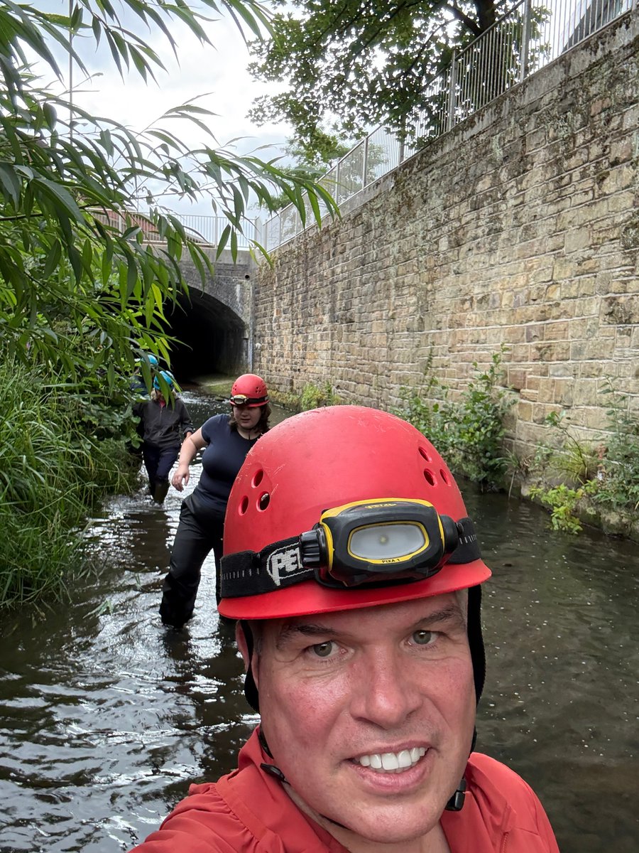 davidrichards's tweet photo. The best tourist attraction in Britain that almost nobody has heard of is hidden beneath Sheffield.

For centuries the River Sheaf flowed through the heart of the city, crossed by stone bridges that connected a growing market town. Then, in the late nineteenth century, the Victorians did something astonishing. They buried the river inside vast brick culverts so they could build the railway station and expand the city above it. Walk the tour today and you can still see those original bridge arches, frozen in time, spanning a river that no longer sees daylight.

The scale of the engineering is breathtaking. Standing inside the “Megatron”, the enormous Victorian chamber beneath Sheffield Station, you realise this wasn’t just a drain. It was the infrastructure that allowed modern Sheffield to exist. Above, thousands of passengers cross the platforms every day, many unaware that the river which gave the city its name is flowing directly beneath them. There’s even a small viewing porthole between platforms 2 & 5 where you can catch a glimpse of it.

If you’re anywhere near Sheffield, do this tour. It is history, engineering and urban archaeology rolled into one, and one of the most remarkable experiences I’ve had in any British city. Sheffield has many hidden gems. This is the one hiding beneath them all.

Even the graffiti has become part of Sheffield’s folklore... Bill Drummond, co-founder of The KLF, somehow feels like the perfect epitaph for Sheffield’s hidden river:

“Is the river really beautiful or is it just the gradient of the land?”