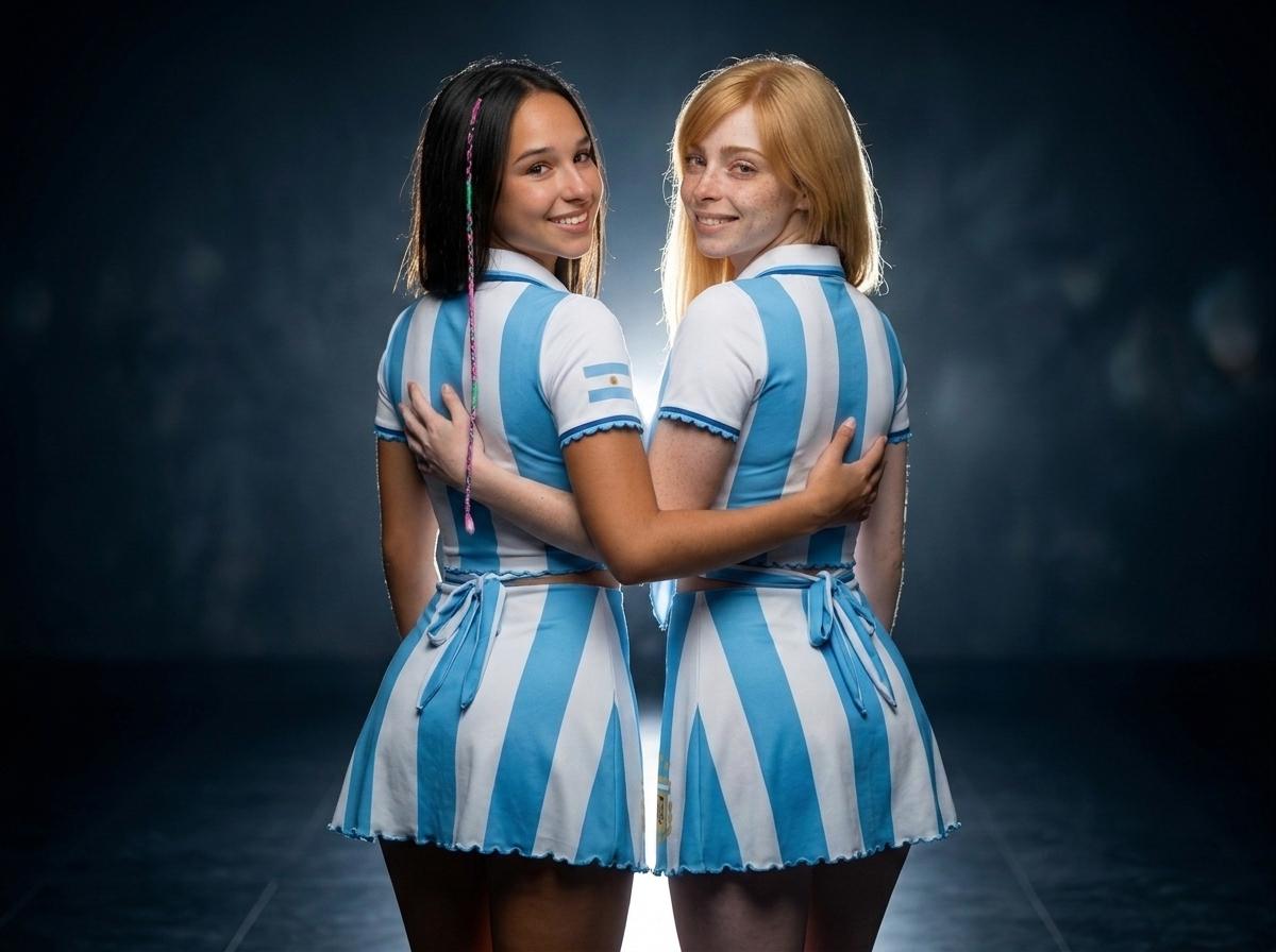 SensualBird's tweet photo. carola y caterina, #vamosargentina https://t.co/wIoXmDaLwj