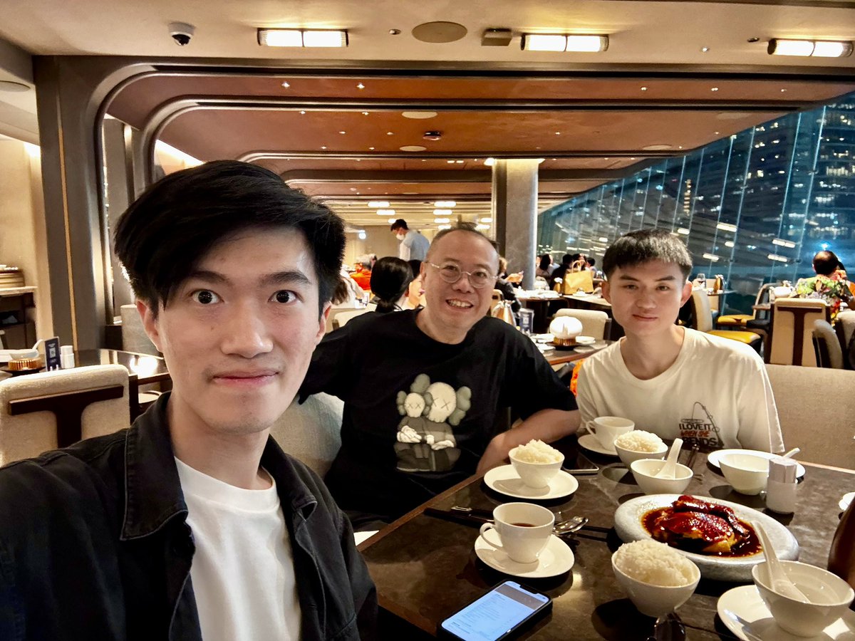 chanlambert's tweet photo. A chill night out trying a new restaurant with John and Rico 😎 https://t.co/eCnL9DV16G