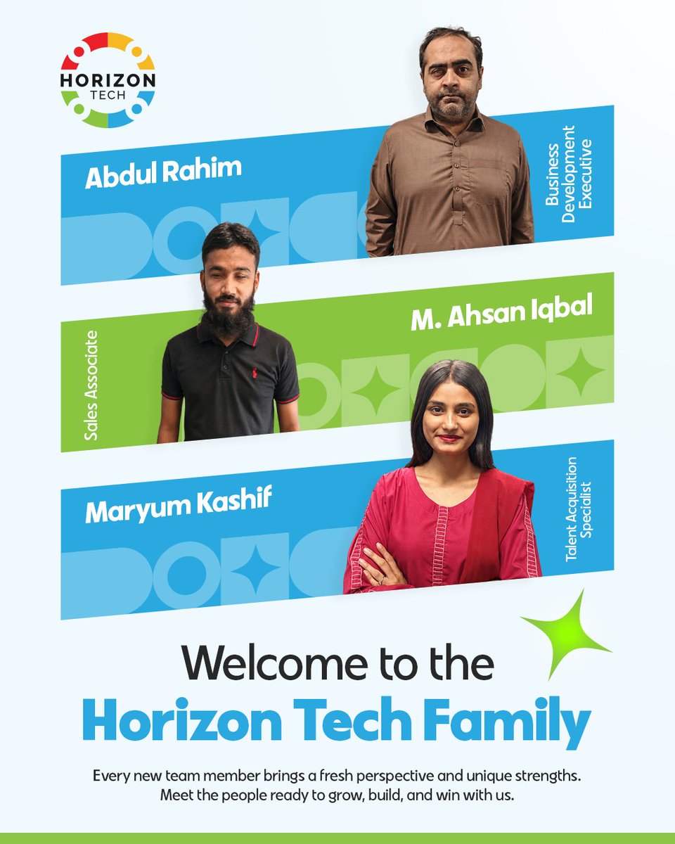 horizontechbpo's tweet photo. Meet the newest members of the Horizon Tech family! 🎉

Here's to new beginnings and shared success.
🌐 https://t.co/lJ3SlOkAZ0

#HorizonTech #WelcomeToTheTeam #TeamHorizonTech #NewBeginnings #GrowingTogether https://t.co/hFkn88ZkTL