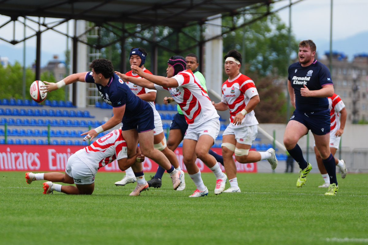 Scotlandteam's tweet photo. A strong first-half display 💪

🏴󠁧󠁢󠁳󠁣󠁴󠁿 26-15 🇯🇵

#AsOne | #JuniorWorldChampionship https://t.co/MqJrVIWujs