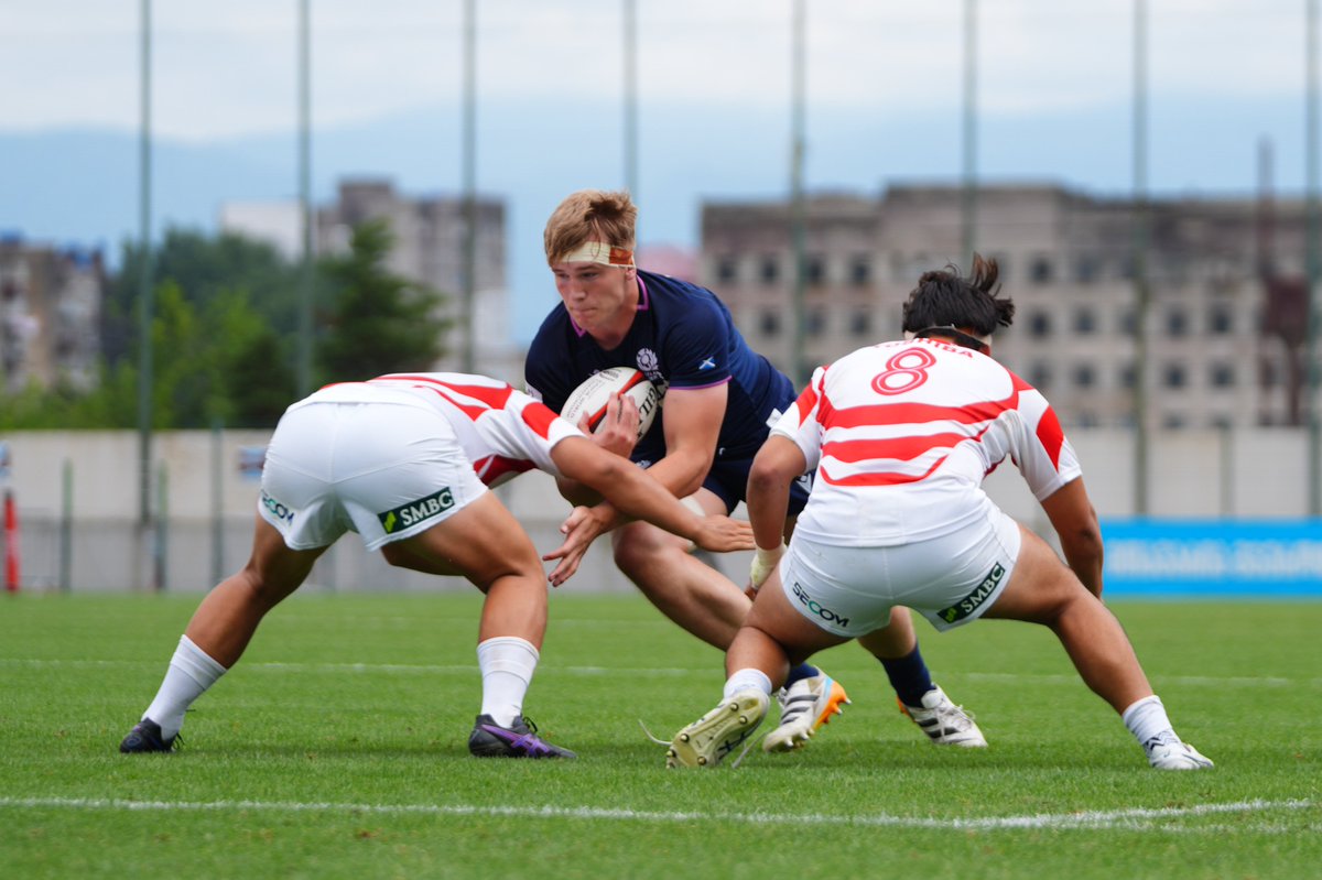 Scotlandteam's tweet photo. A strong first-half display 💪

🏴󠁧󠁢󠁳󠁣󠁴󠁿 26-15 🇯🇵

#AsOne | #JuniorWorldChampionship https://t.co/MqJrVIWujs
