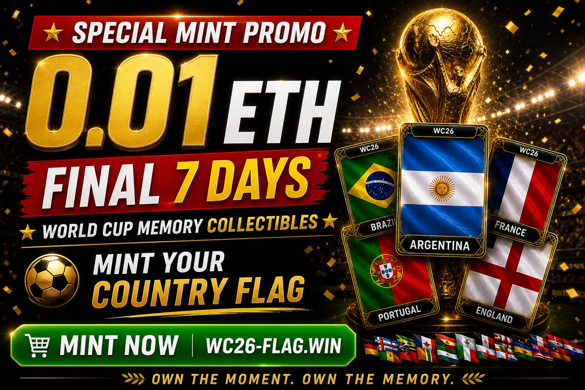 WC26Flag | World Cup Flags NFT tweet media