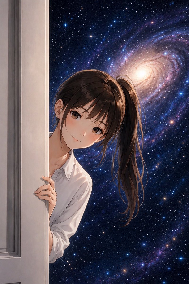 星屑の訪問者 The Visitor Made of Starlight #創作イラスト