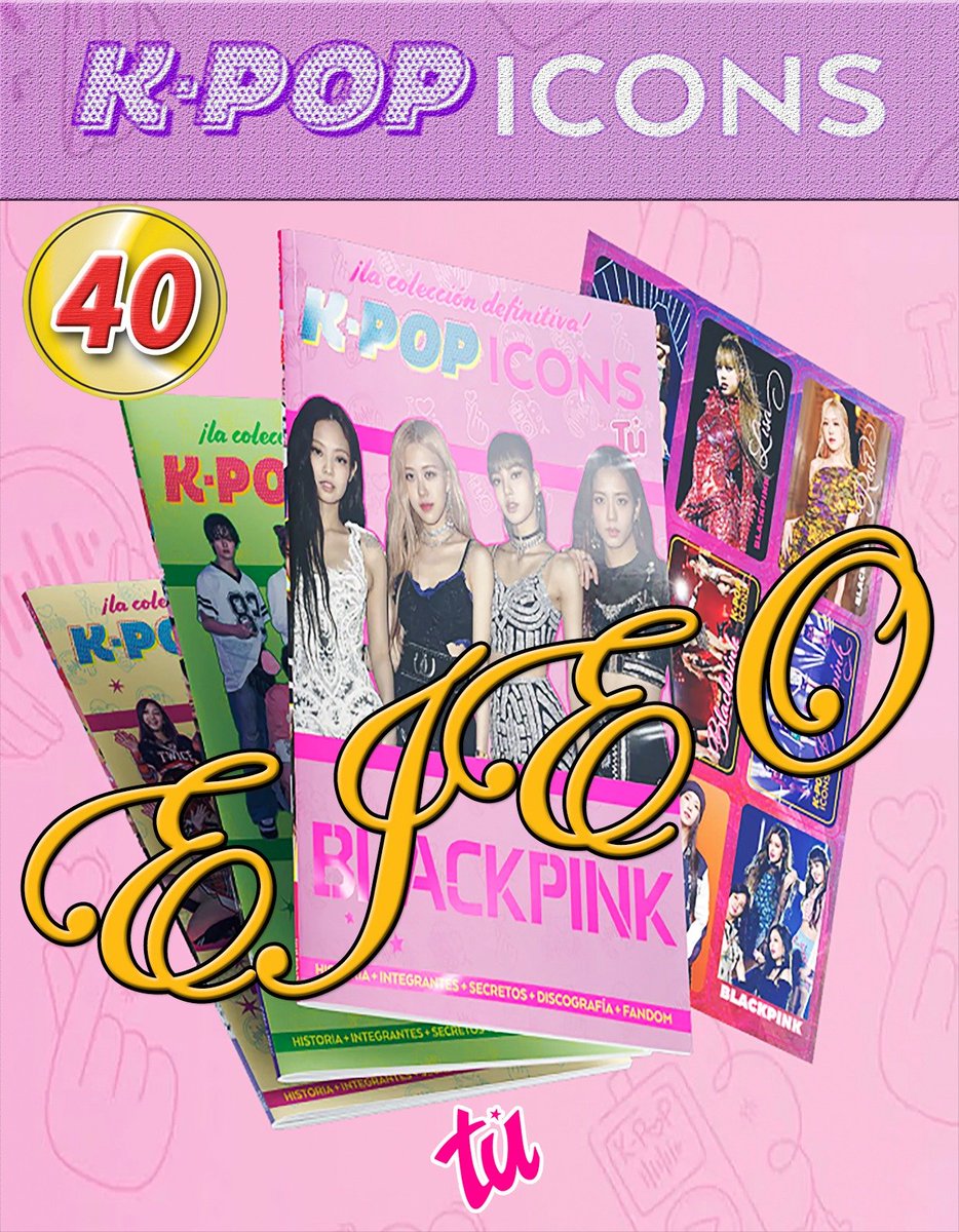 distribuidoejeo's tweet photo. Ya tenemos a la venta el nuevo fascículo de la colección de "K-Pop Icons"
De $219.99 queda en $200
Fecha límite para recoger su producto, Sábado 11 de Julio de 2026
#DistribuidoraEjeo #tú #kpop #bandas #coreanas #bts #blackpink #redvelvet #superjunior https://t.co/zh0aJXkeDN