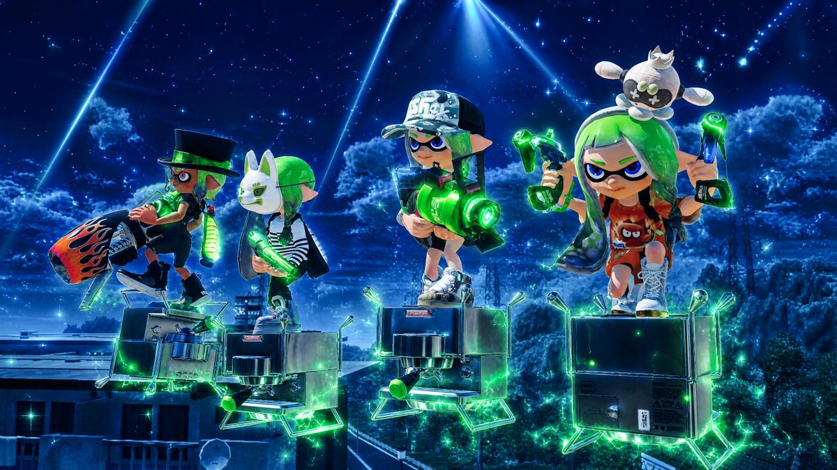 TeamSpuOfficial's tweet photo. こちらは7月4日(土)のナワバリバトルメンバー！当日交流頂いたイカしたナカマ達へ感謝！ジメジメした日が続いている。くれぐれもご自愛されたし！

Thank you for playing !

#スプラトゥーン3 
#Splatoon3 https://t.co/wM8KamzOfx