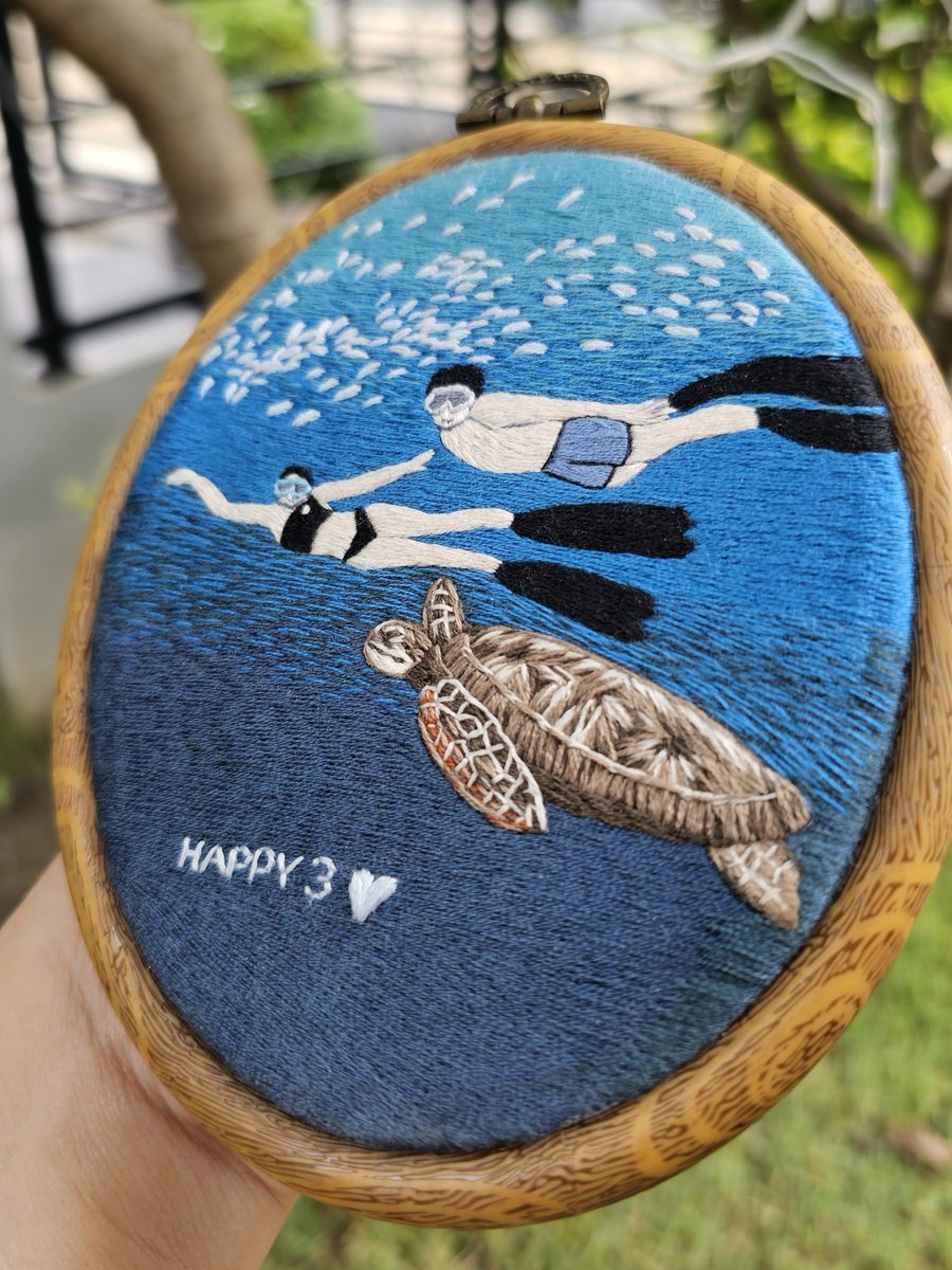madebyme_craft's tweet photo. Happy 3 💙💦🐢🌊 https://t.co/OlTH8Umxjg
