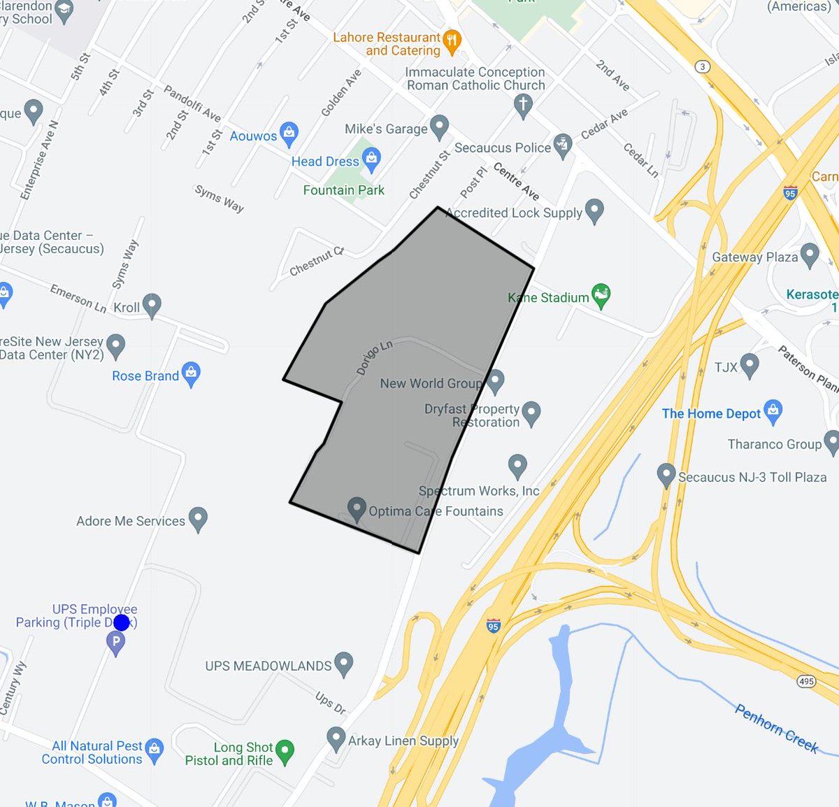 HCMosquito's tweet photo. Mosquito spraying to take place around Dorigo Lane, Secaucus, 2-6 AM on July 9, 2026. https://t.co/V1kVBdbS3h