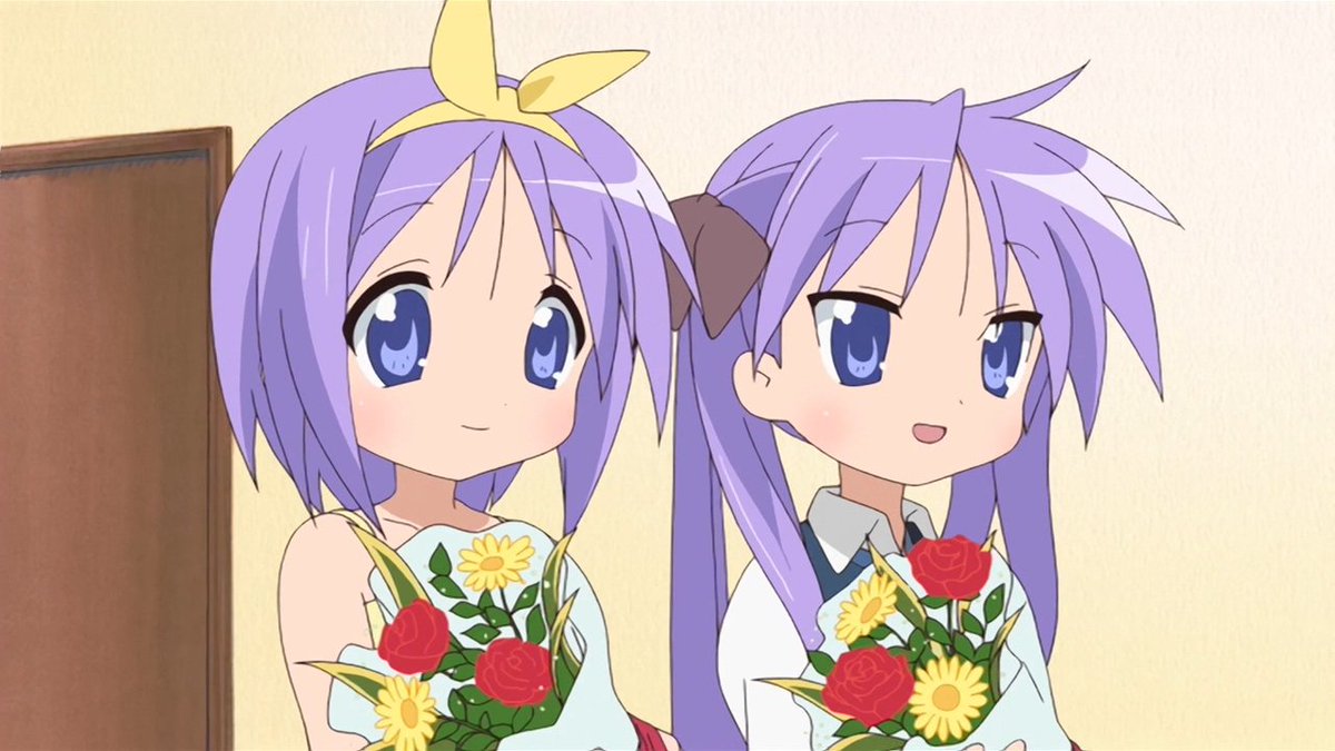 MasterButler911's tweet photo. 今日は柊姉妹の誕生日です！

かがみ、つかさお誕生日おめでとう♪( ´∀｀)人(´∀｀ )♪ https://t.co/xZO9iruvea