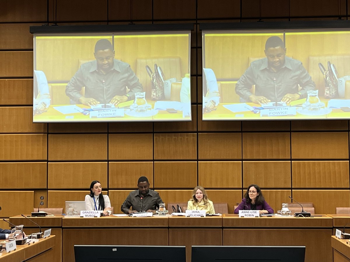 ICAT_News's tweet photo. Trafficking victims continue to be trapped behind the scam.

At today’s Group of Friends event in Vienna, ICAT shared relevant data and informed States about the Brief on human trafficking for forced criminality being developed by @UNODC  &amp; @OAS_official 

#EndHumanTrafficking https://t.co/yc7lnGmY5o