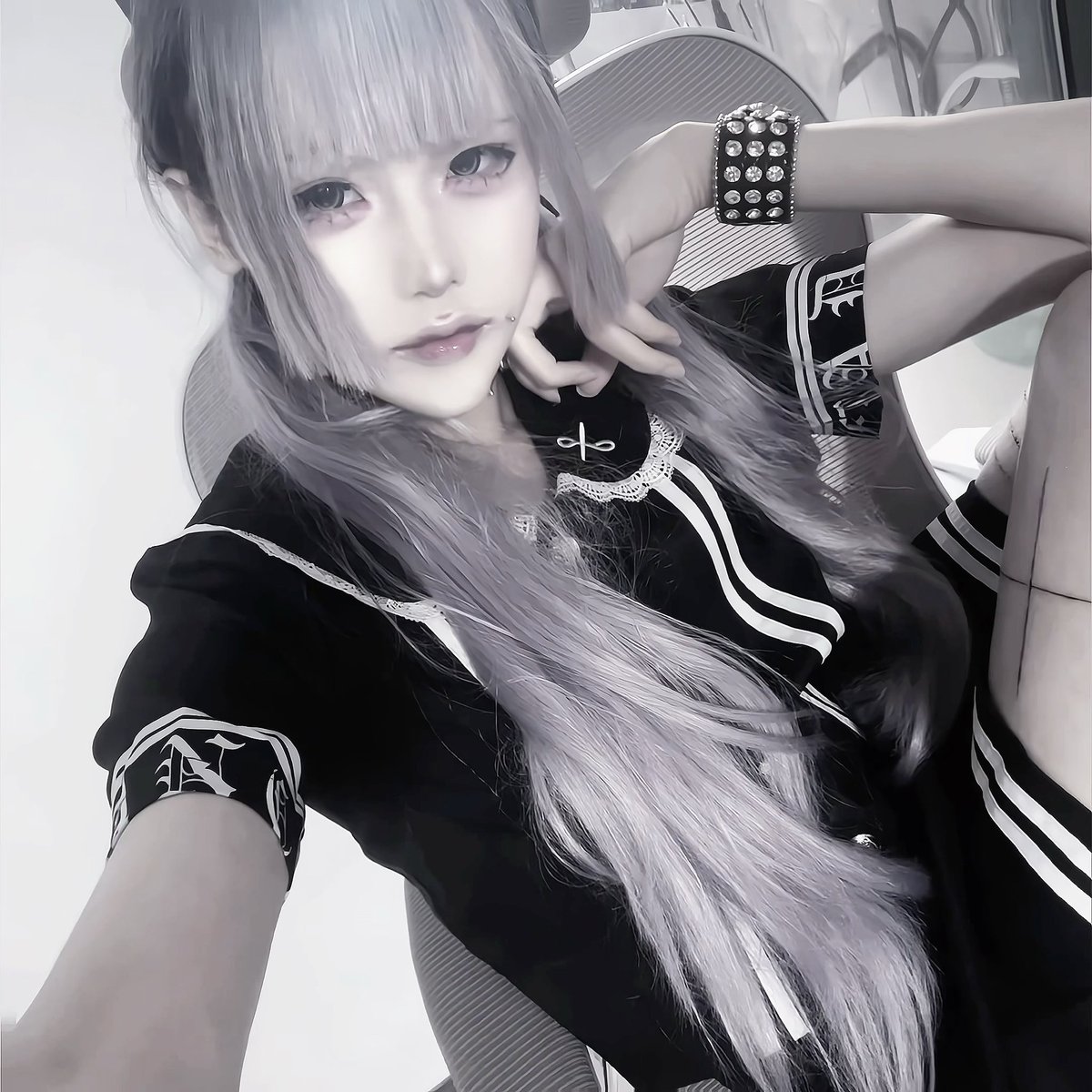 kigg2077's tweet photo. #日系 #地雷系 #女装男子 https://t.co/dAnE0jypjK
