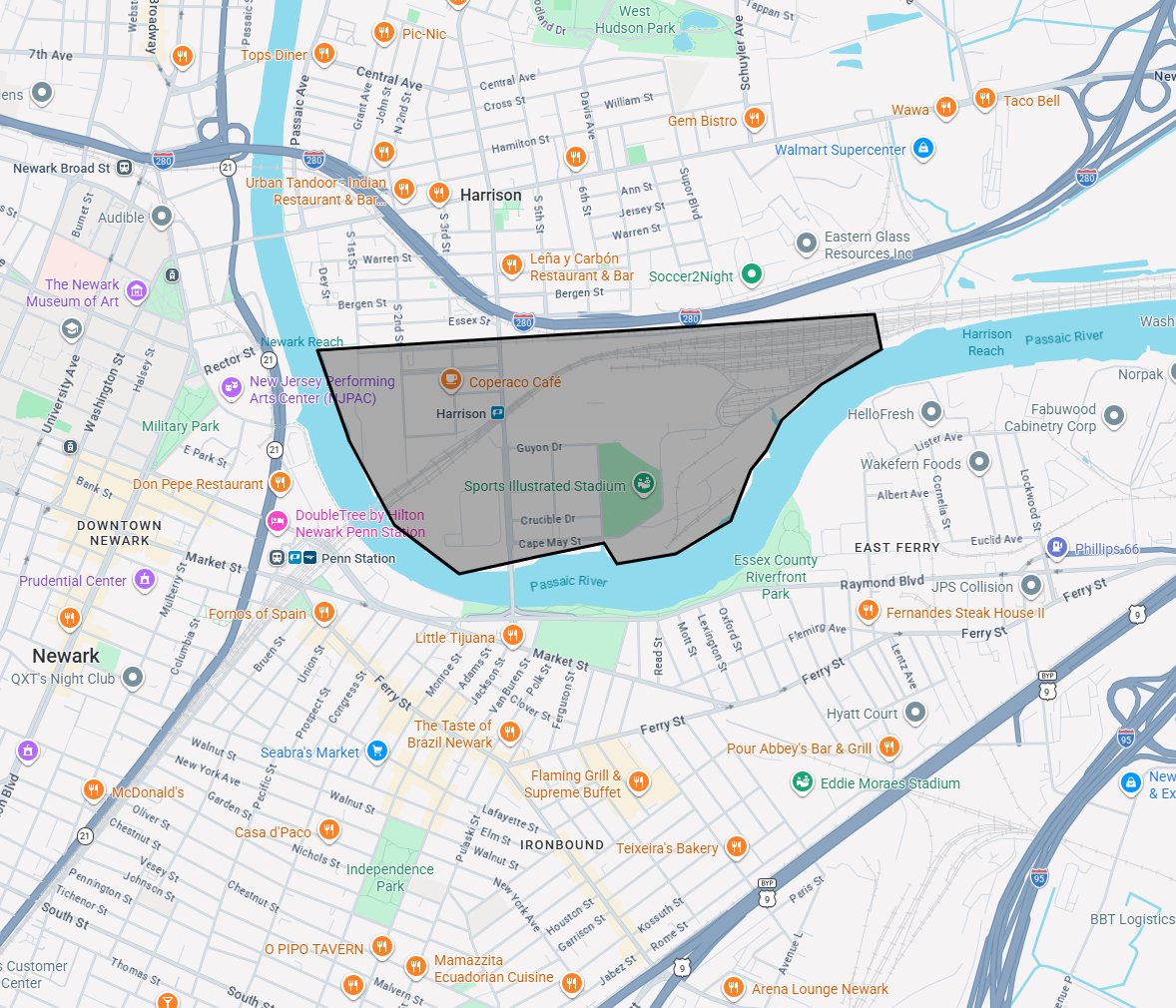 HCMosquito's tweet photo. Mosquito spraying to take place around Sports Illustrated Stadium, Harrison, 2-6 AM on July 9, 2026. https://t.co/Je6LqvRdJc