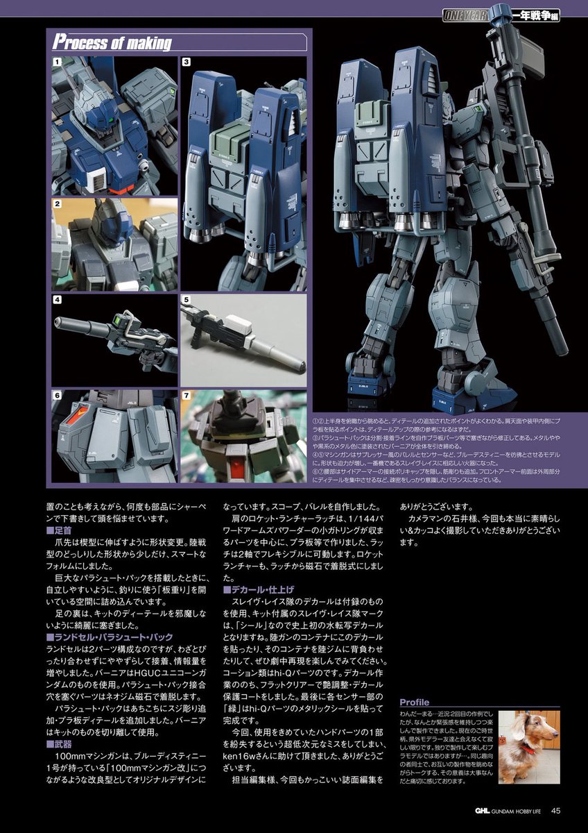FabrizioGunjap's tweet photo. HGUC 1/144 RX-79 [G] SW Slave Wraith [Parachute pack]
modeled by WONDER-MARU https://t.co/JPlIJoXNWp