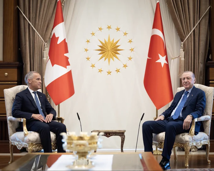 Prime Minister Carney meets with President Erdoğan in Ankara, Türkiye.