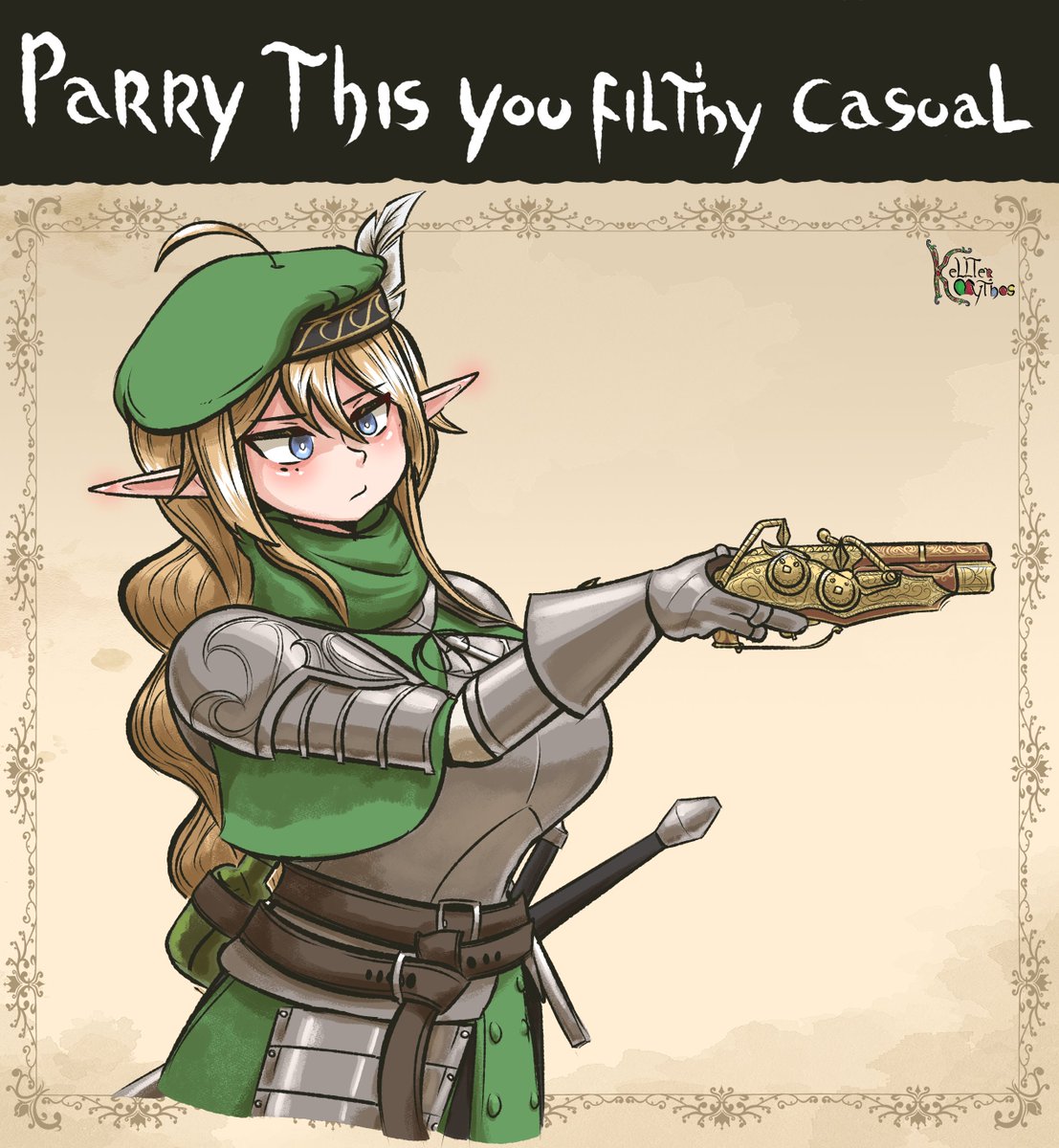 KellterMythos's tweet photo. We need more knights with guns🔫⚔️ https://t.co/NI9CMLUTVV
