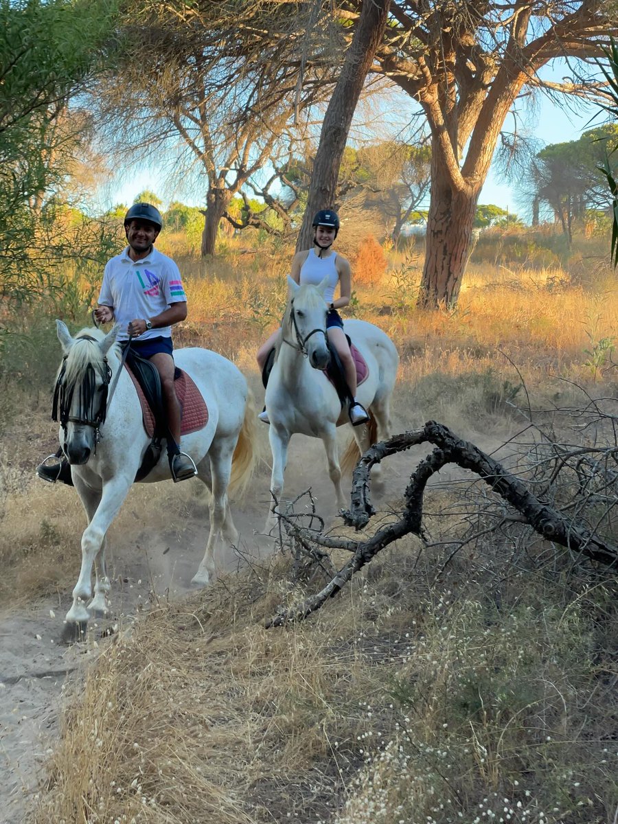 RileysCompass's tweet photo. Got our helmets on and horses ready. Can't wait to see where the trail takes us! #adventure #horselife #readytogo #rideout https://t.co/JKkJu1qxwh