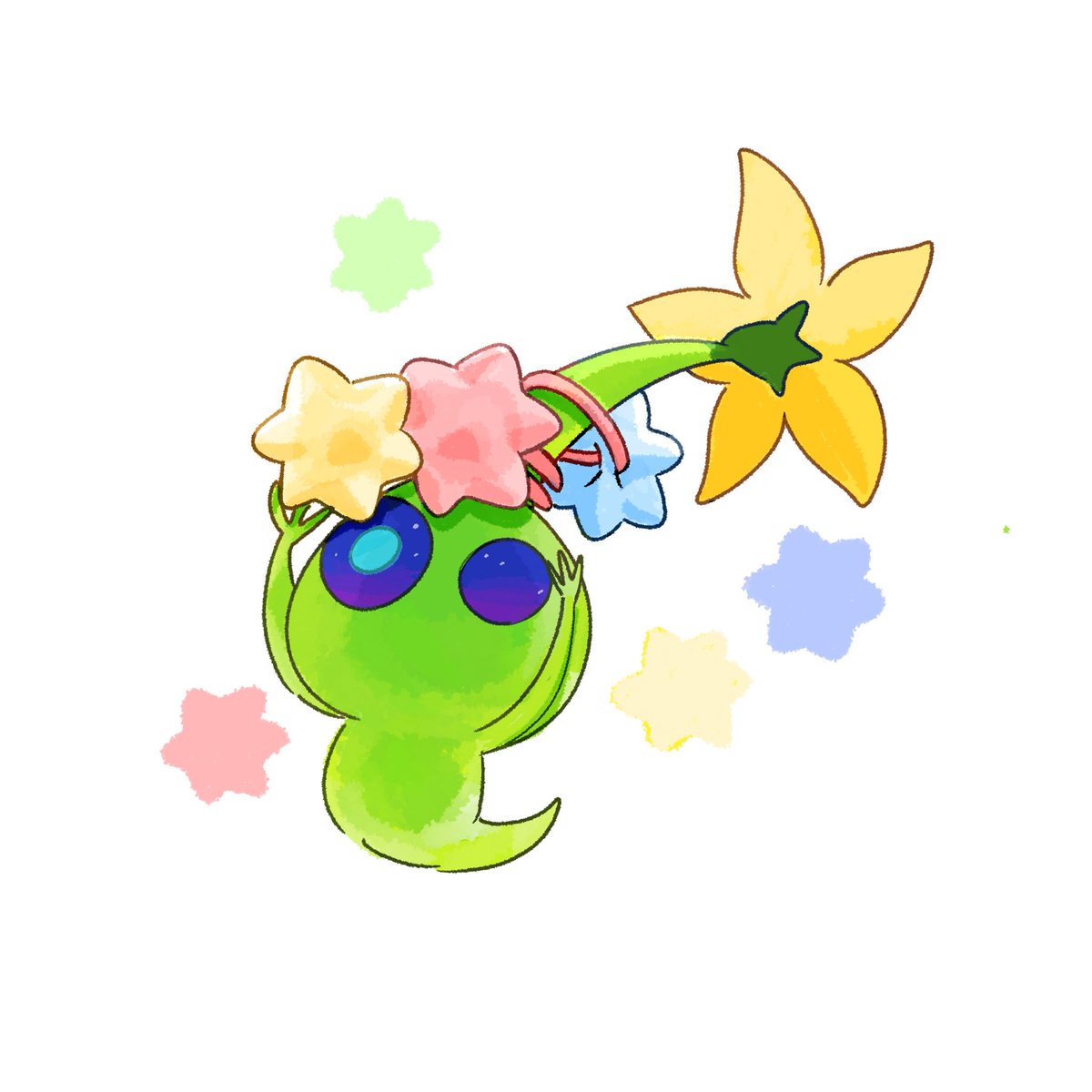 obake_404's tweet photo. 光ピクミンがピクブルに来ますように🎋 https://t.co/vsuDyt0ULy